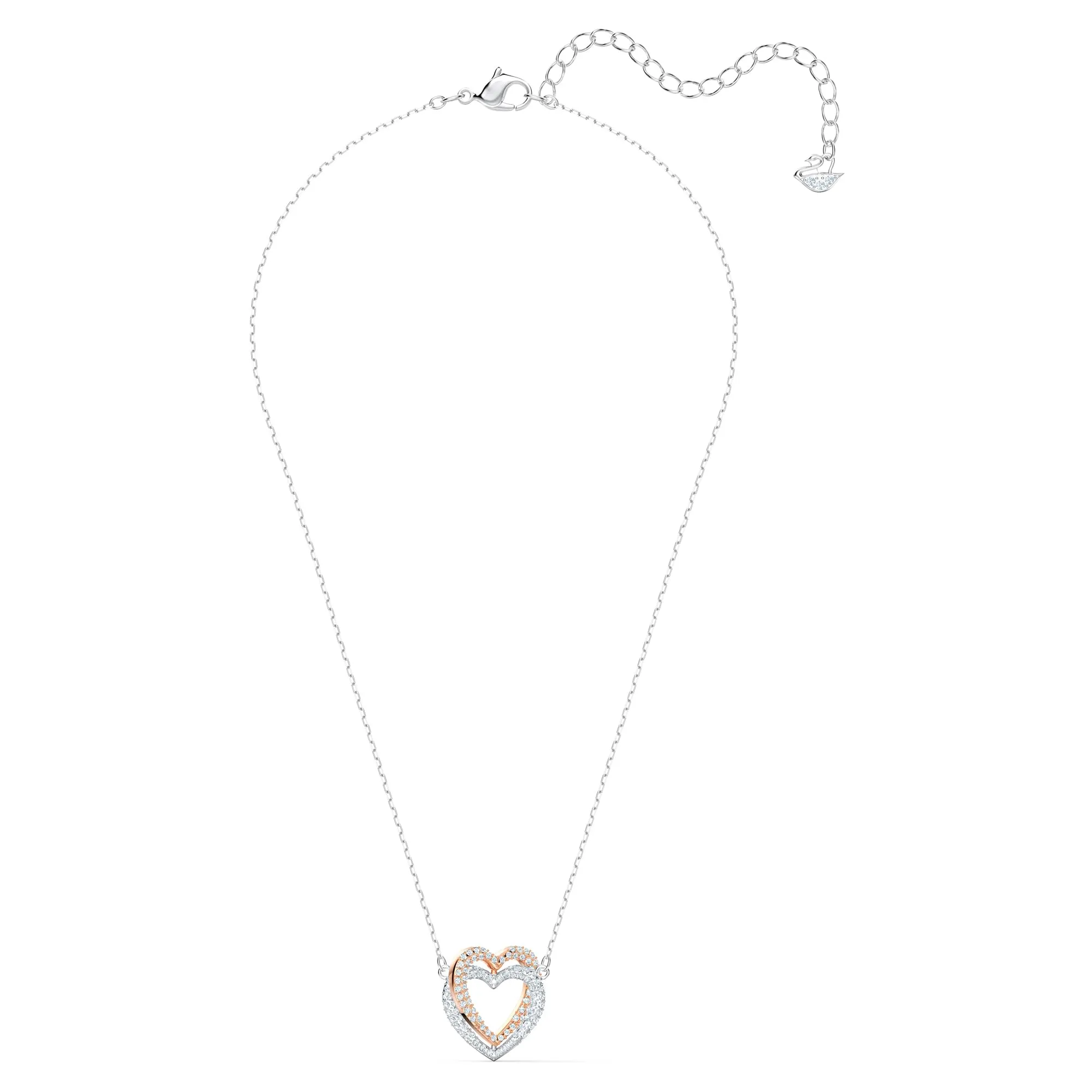 Swarovski Collana Swarovski Infinity, Cuore, Bianca, Mix di finiture - immagine 2