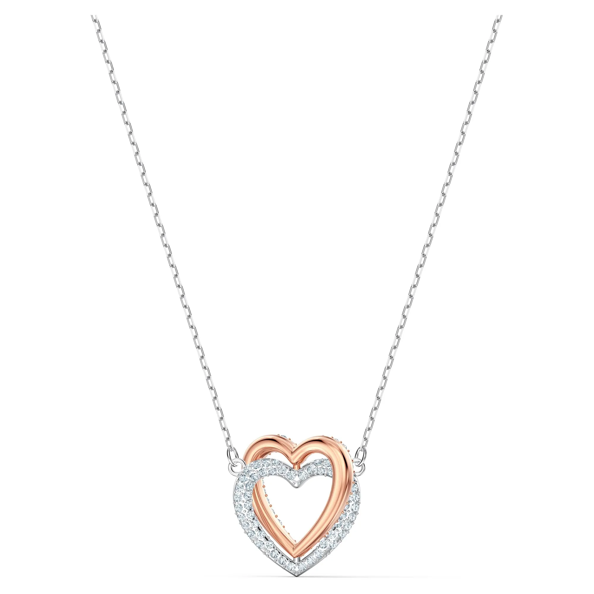Swarovski Collana Swarovski Infinity, Cuore, Bianca, Mix di finiture - immagine 3