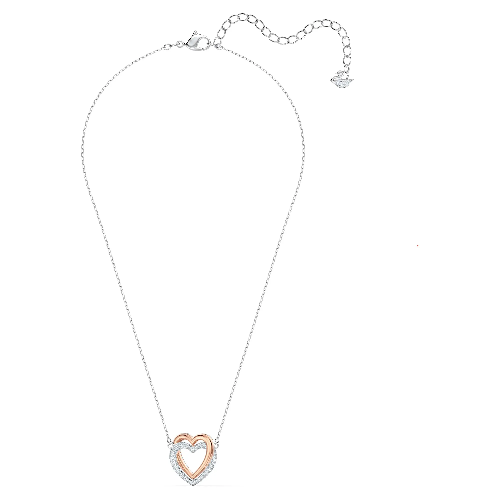 Swarovski Collana Swarovski Infinity, Cuore, Bianca, Mix di finiture - immagine 4