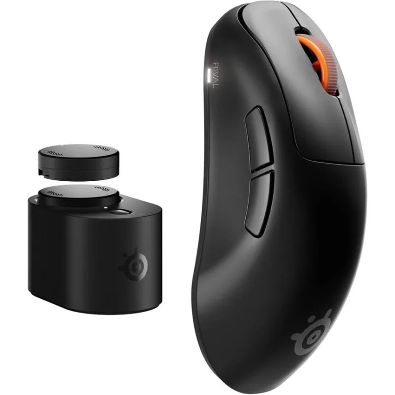 Mouse SteelSeries Rival Pro Mini wireless 42.000 DPI nero 8K 6 tasti - immagine 1