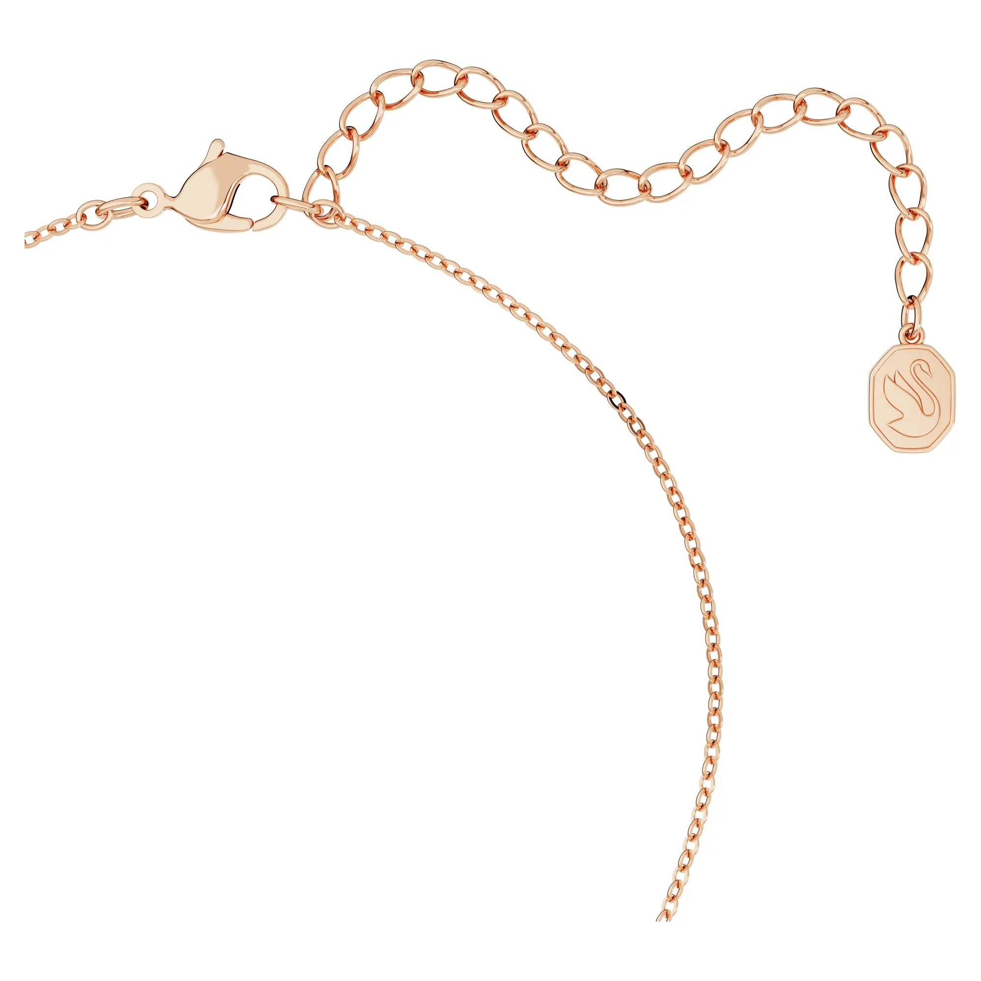 Swarovski Set Originally, Crystal Pearl, Bianco, Placcato color oro rosa - immagine 3