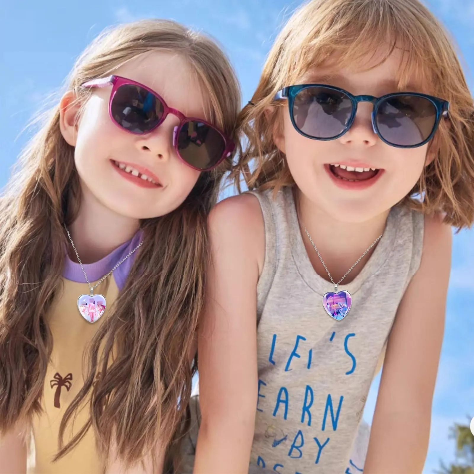 BRIACICELL Articoli di merchandising in stile K-P-O-P, set di collana e orecchini alla moda a forma di cuore con ciondolo, regalo per donne e ragazze, 1, Metallo, 1 - immagine 4