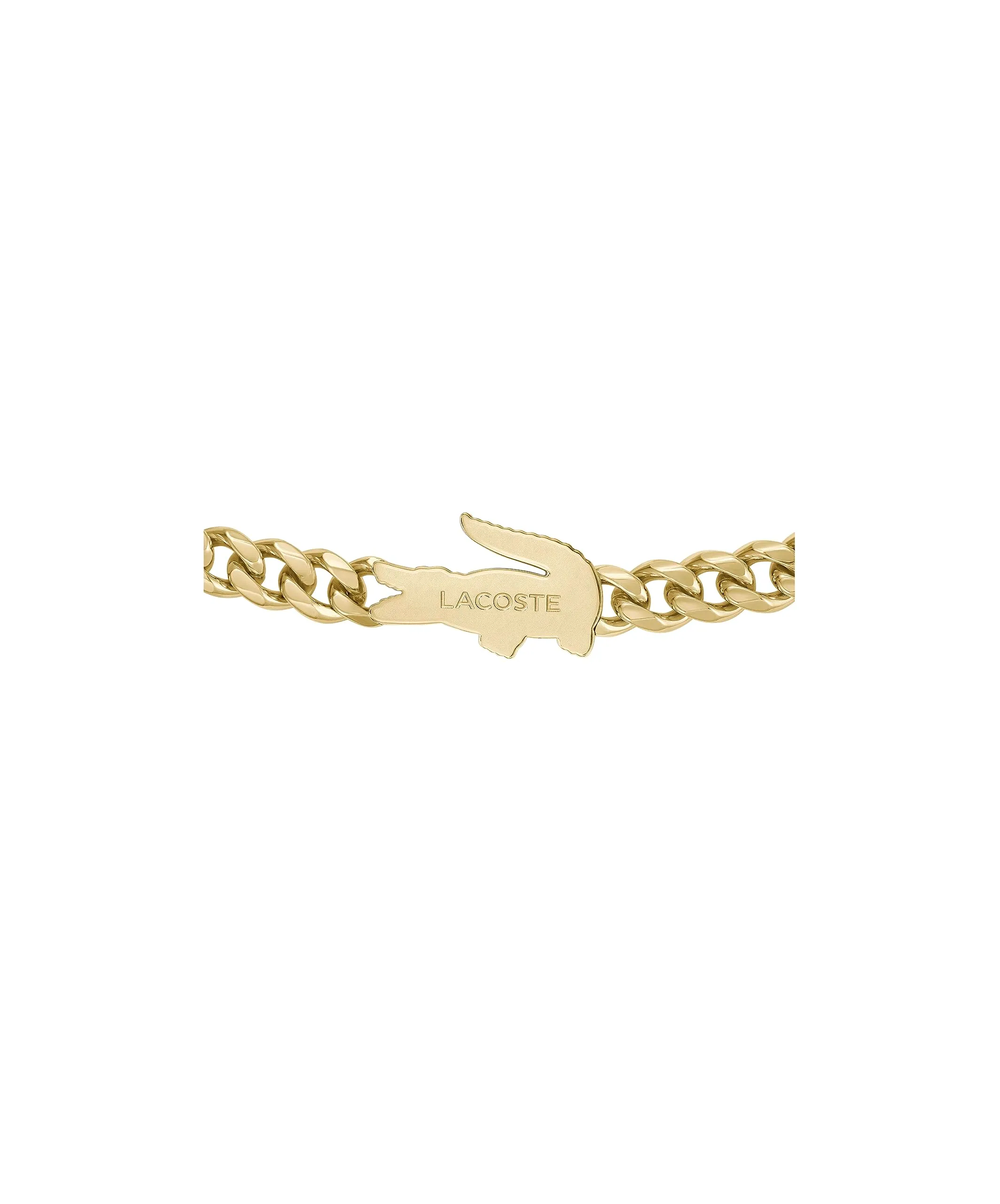Lacoste Braccialetto a catena da uomo Collezione ARTHOR in Acciaio Inossidabile, Oro Gold - immagine 3