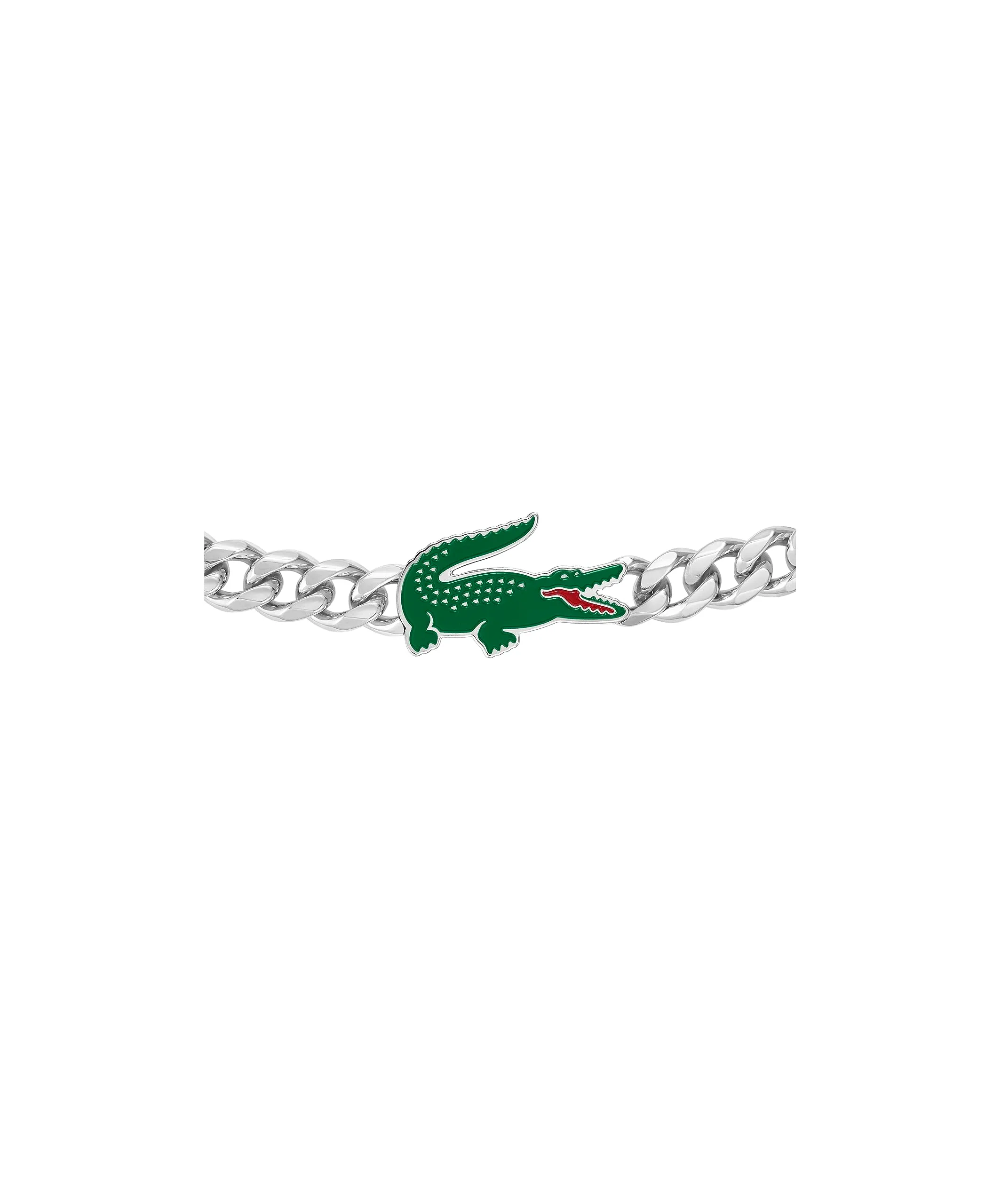 Lacoste Braccialetto a catena da uomo Collezione ARTHOR in Acciaio Inossidabile, Argento Silver - immagine 2