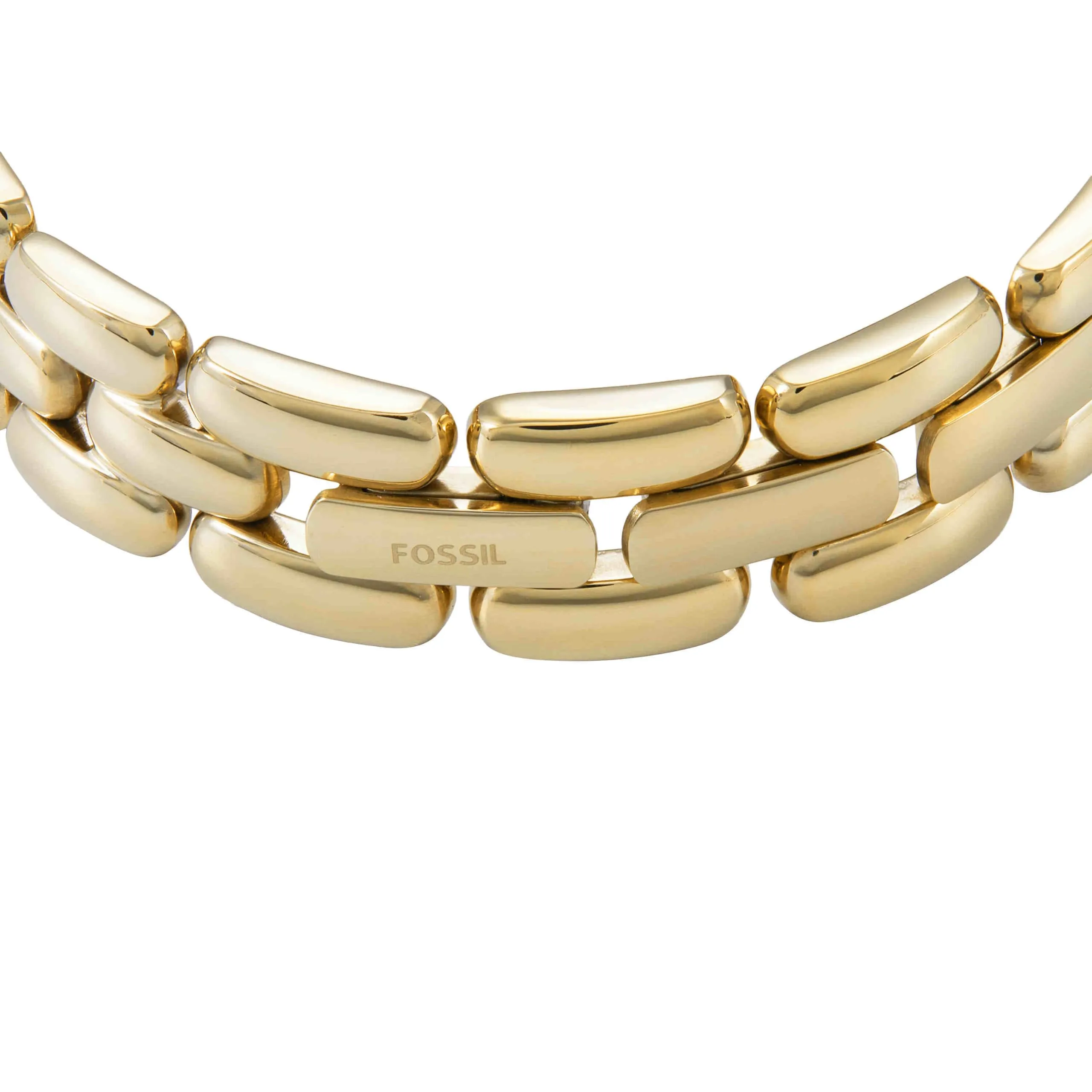 Fossil bracciale da uomo in acciaio inossidabile o pelle con chiusura a libro - immagine 3