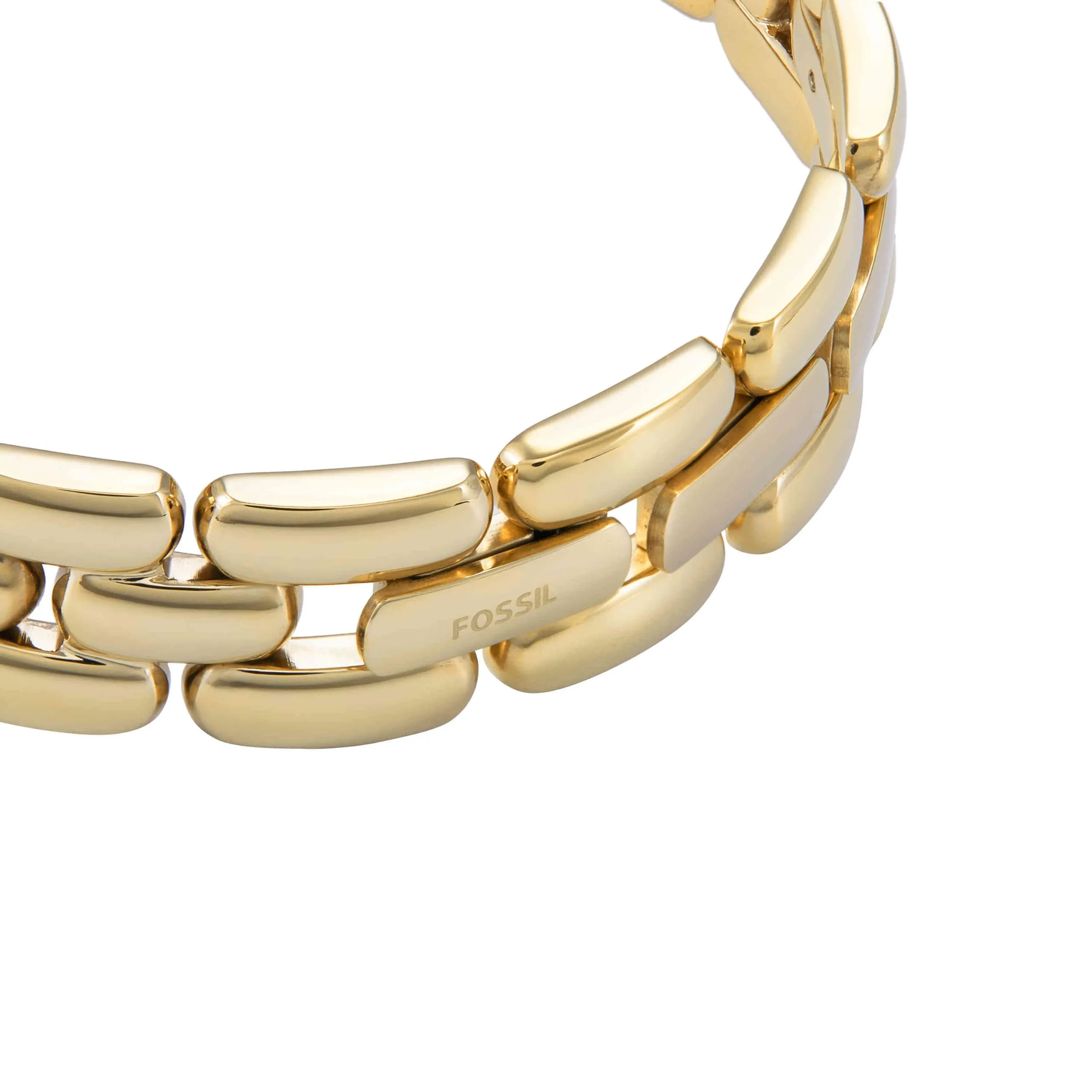 Fossil bracciale da uomo in acciaio inossidabile o pelle con chiusura a libro - immagine 4