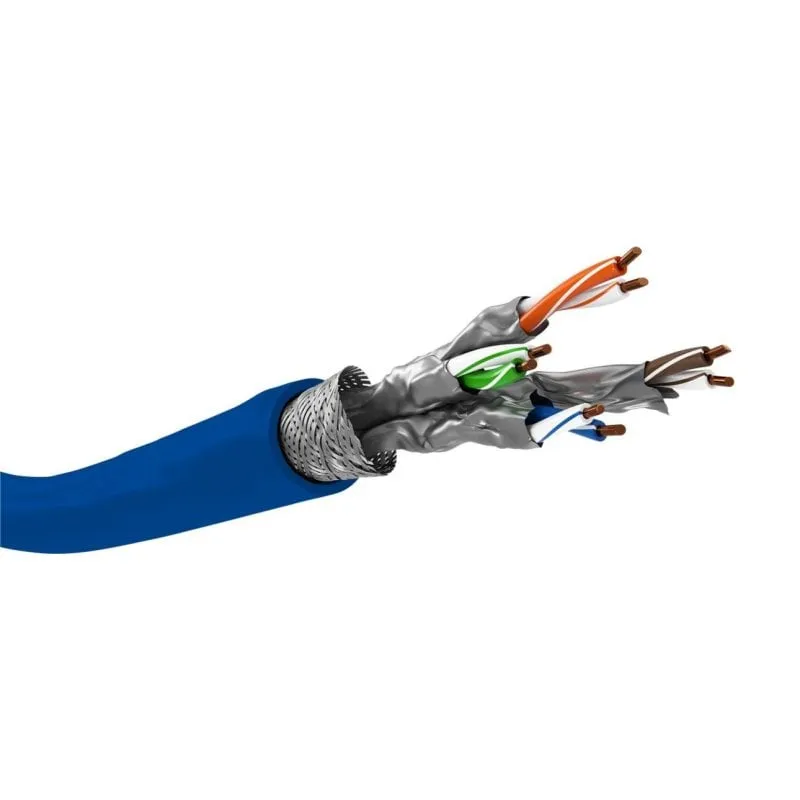 Cavo di rete Goobay Cat7a 50 m S/FTP Blu - immagine 1