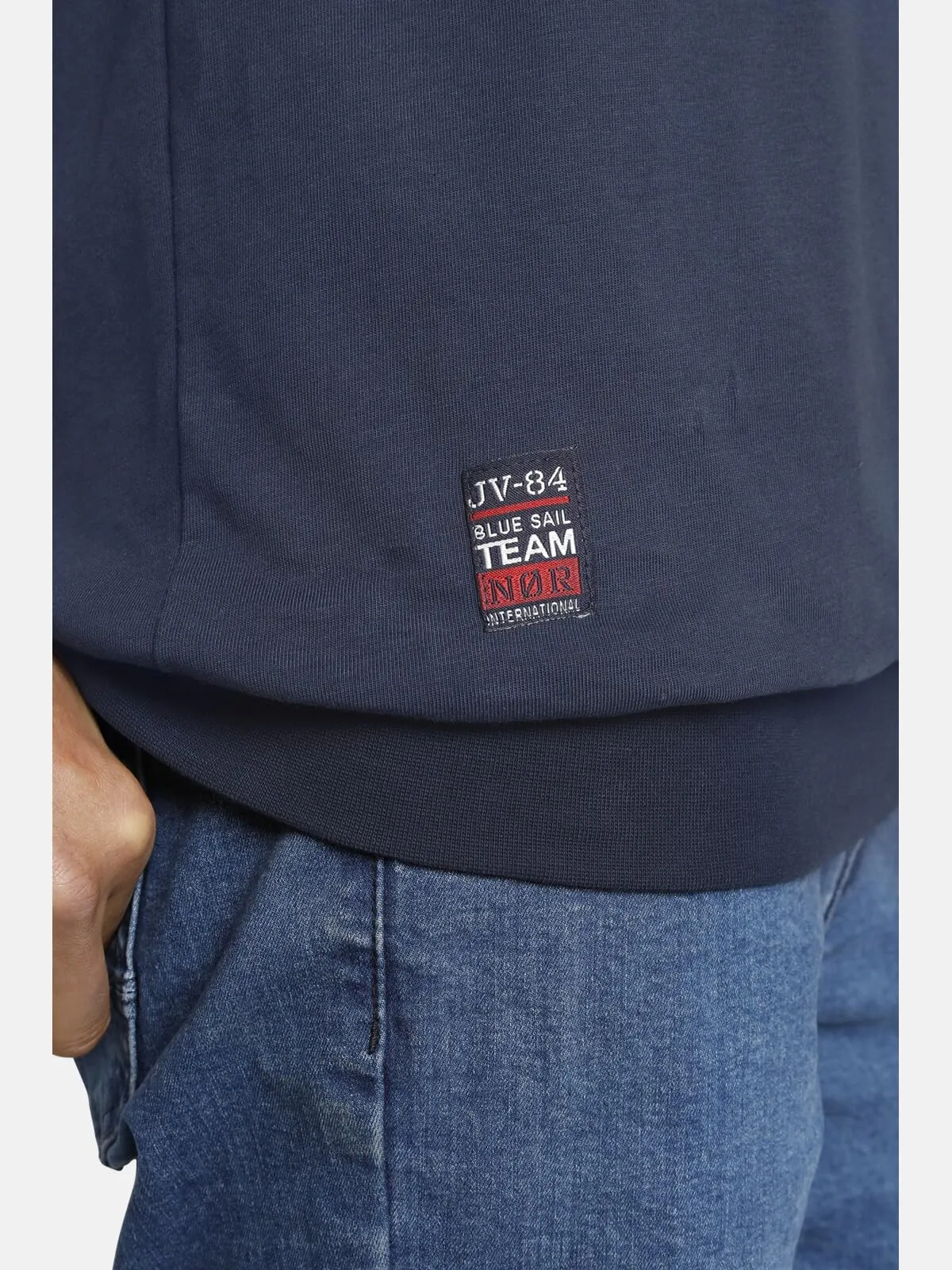 Jan Vanderstorm Polo da uomo Orvar, Blu scuro, 5XL - immagine 3