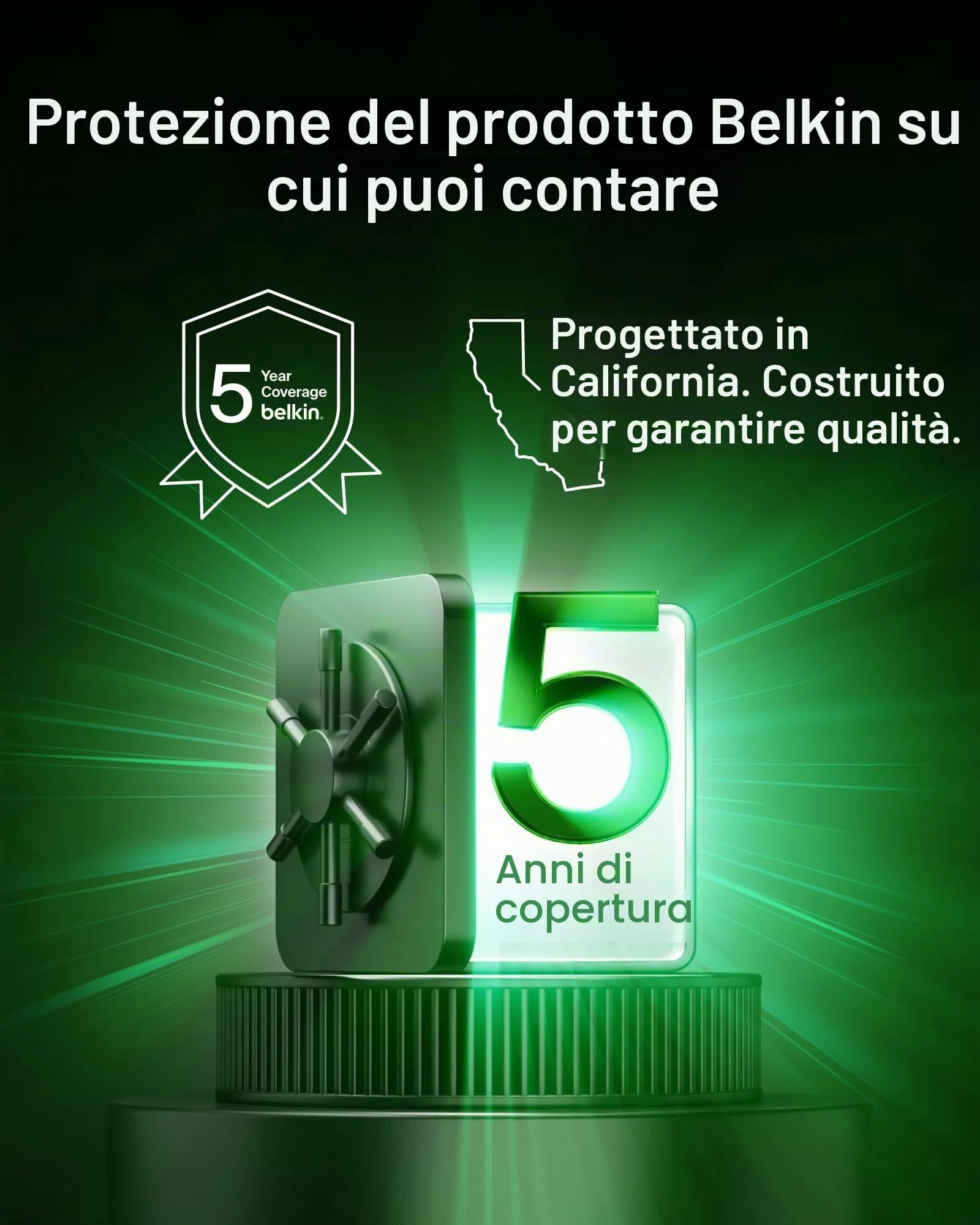 Belkin Portachiavi per Apple AirTag (2 pezzi), Custodia con Anello Porta per AirTag, Antigraffio, Design Aperto, Bordi Rialzati per Uso con Chiavi, Animali Domestici, Bagagli, Nero e Bianco - immagine 9