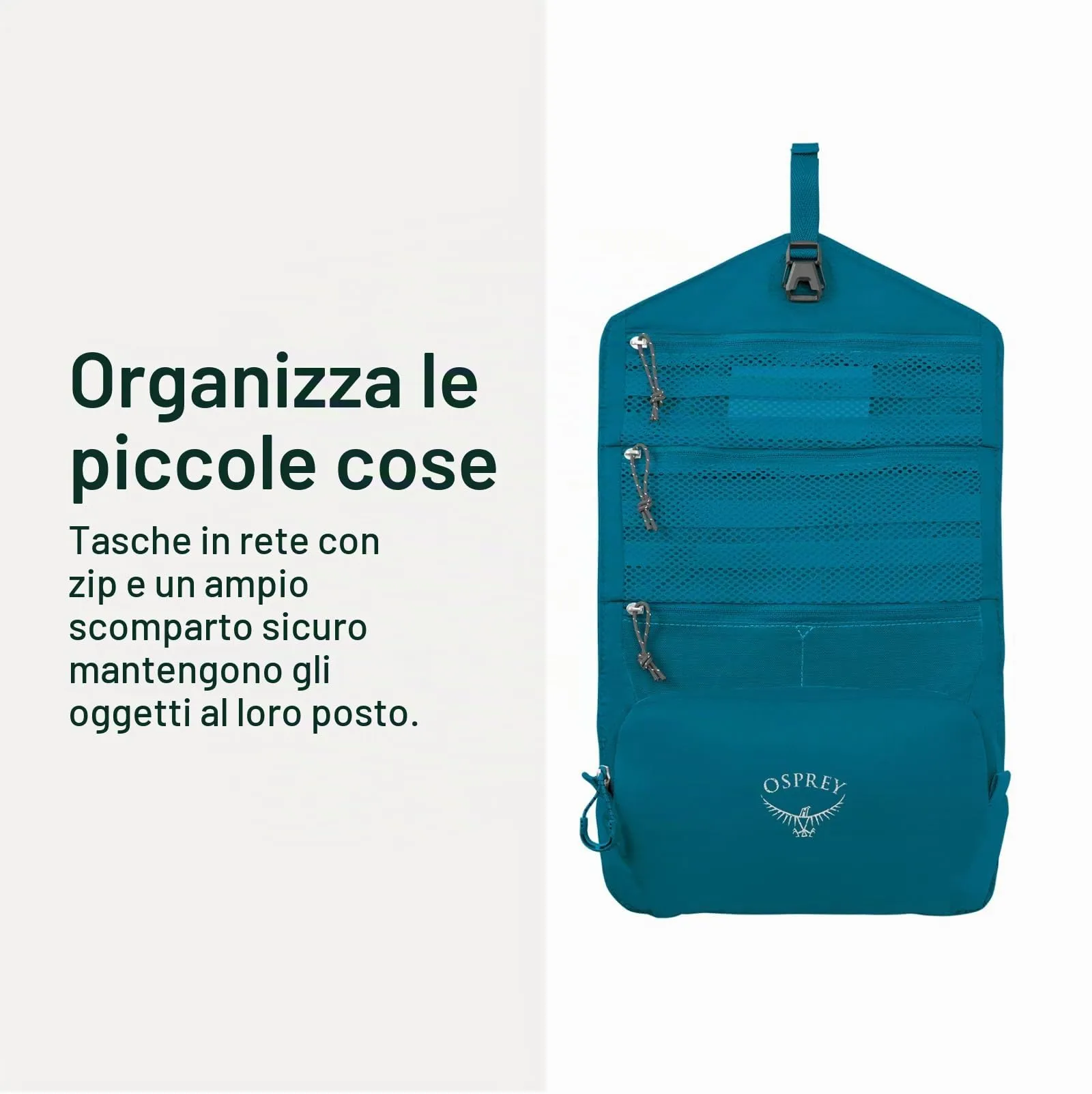 Osprey Ultralight Organizzatore arrotolabile, 1L, Black - immagine 4
