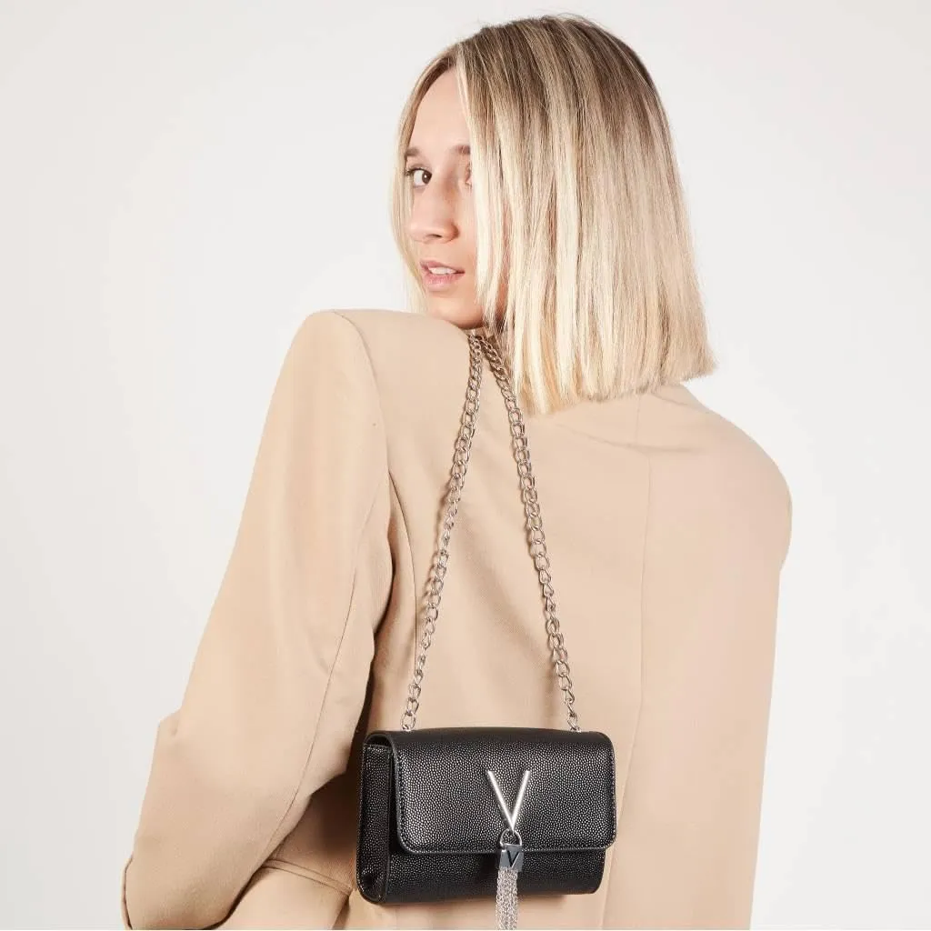 Valentino by Mario Divina - Pochette da giorno Donna, Nero, 4x11.5x17 cm (B x H T) - immagine 3