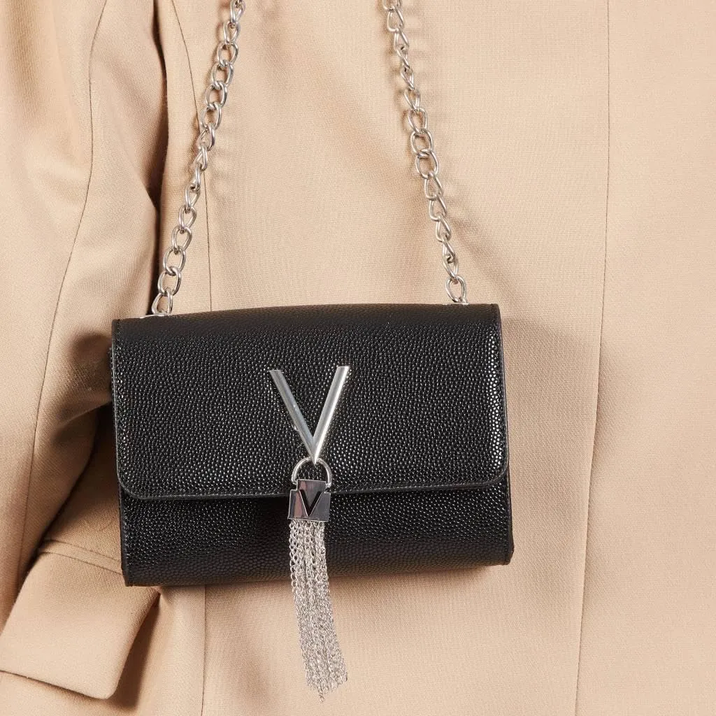 Valentino by Mario Divina - Pochette da giorno Donna, Nero, 4x11.5x17 cm (B x H T) - immagine 6