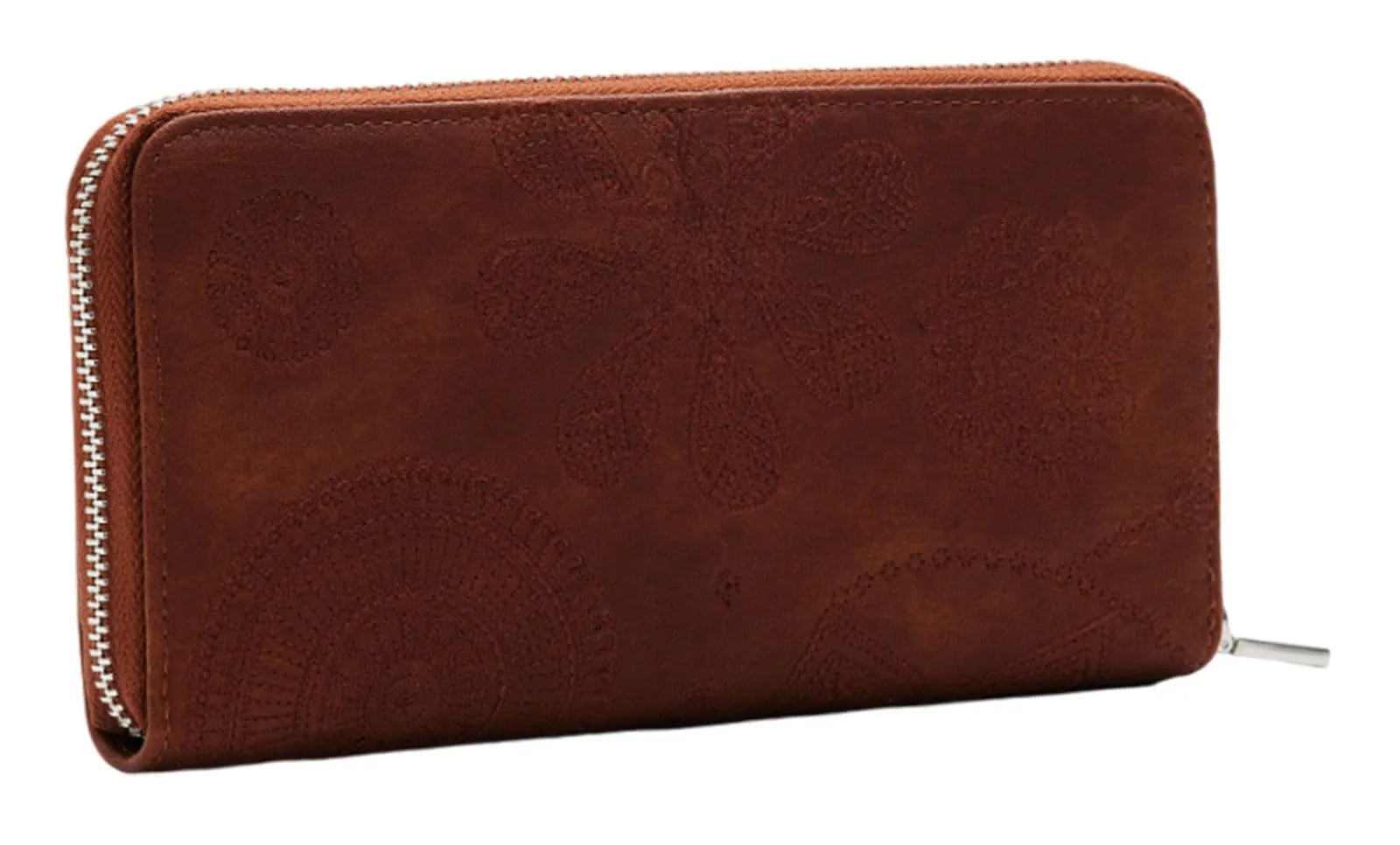 Desigual Women's Accessories PU Long Bi-Fold Wallet, Brown, marrone, 21 - immagine 3