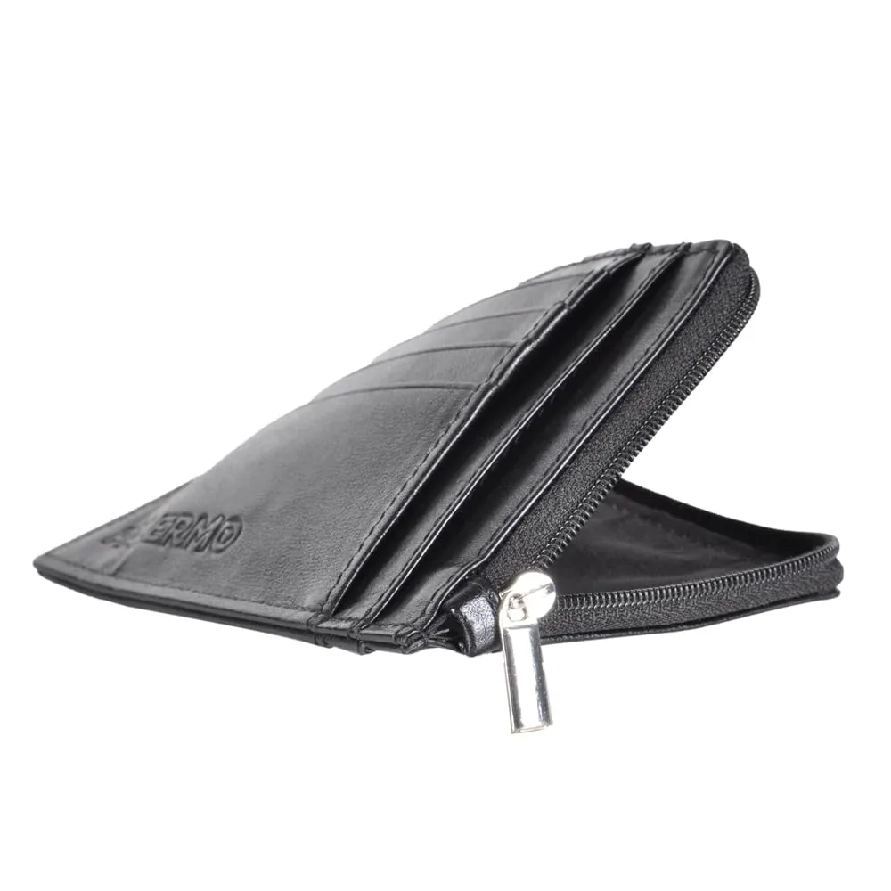 Portacarte di credito in Pelle RFID con logo impresso a caldo. Prodotto ufficiale PALERMO 303646 - immagine 5