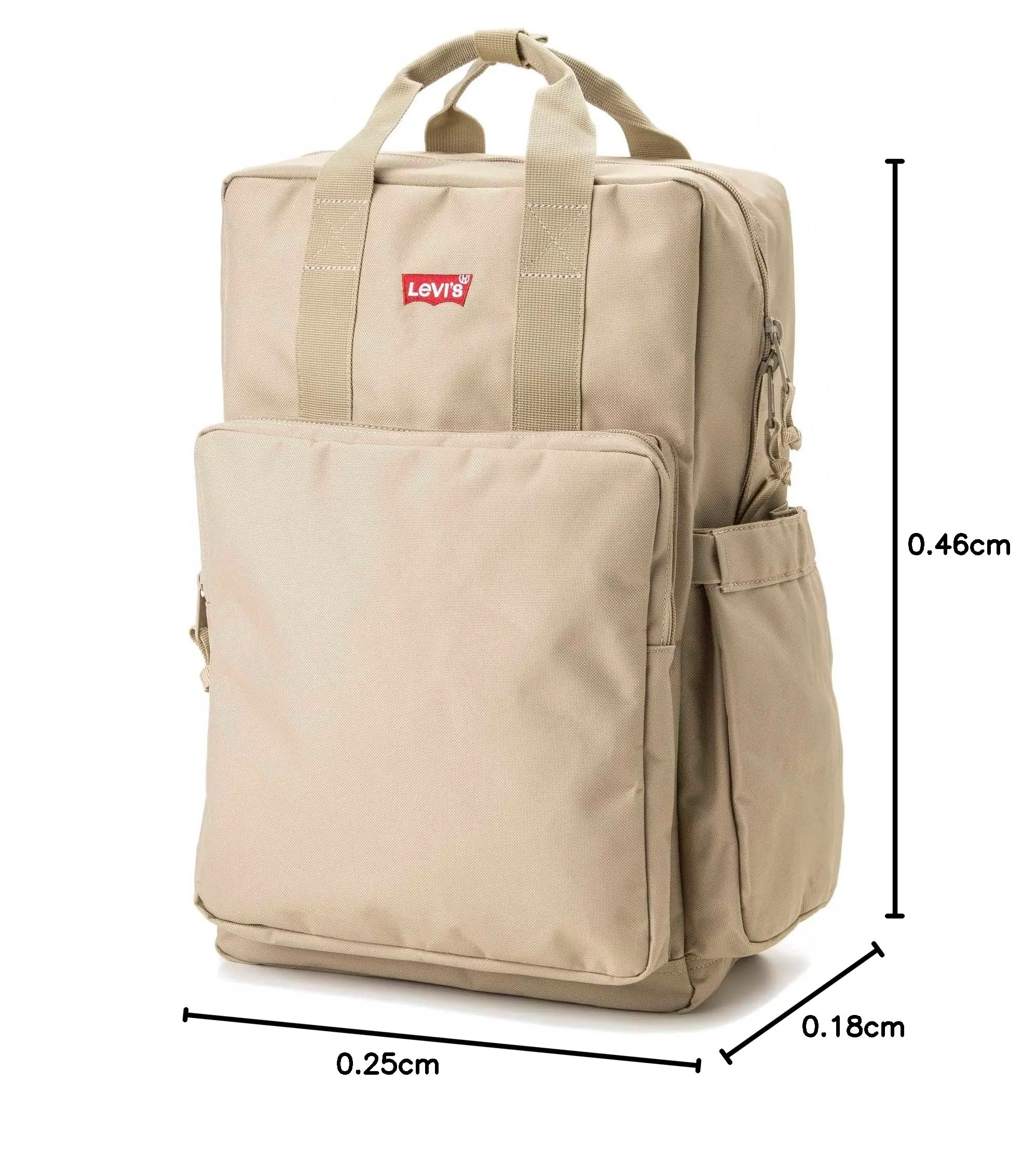 Levi's, PACK LARGE Unisex, Tortora, Taglia unica, grigio, Taglia unica - immagine 2