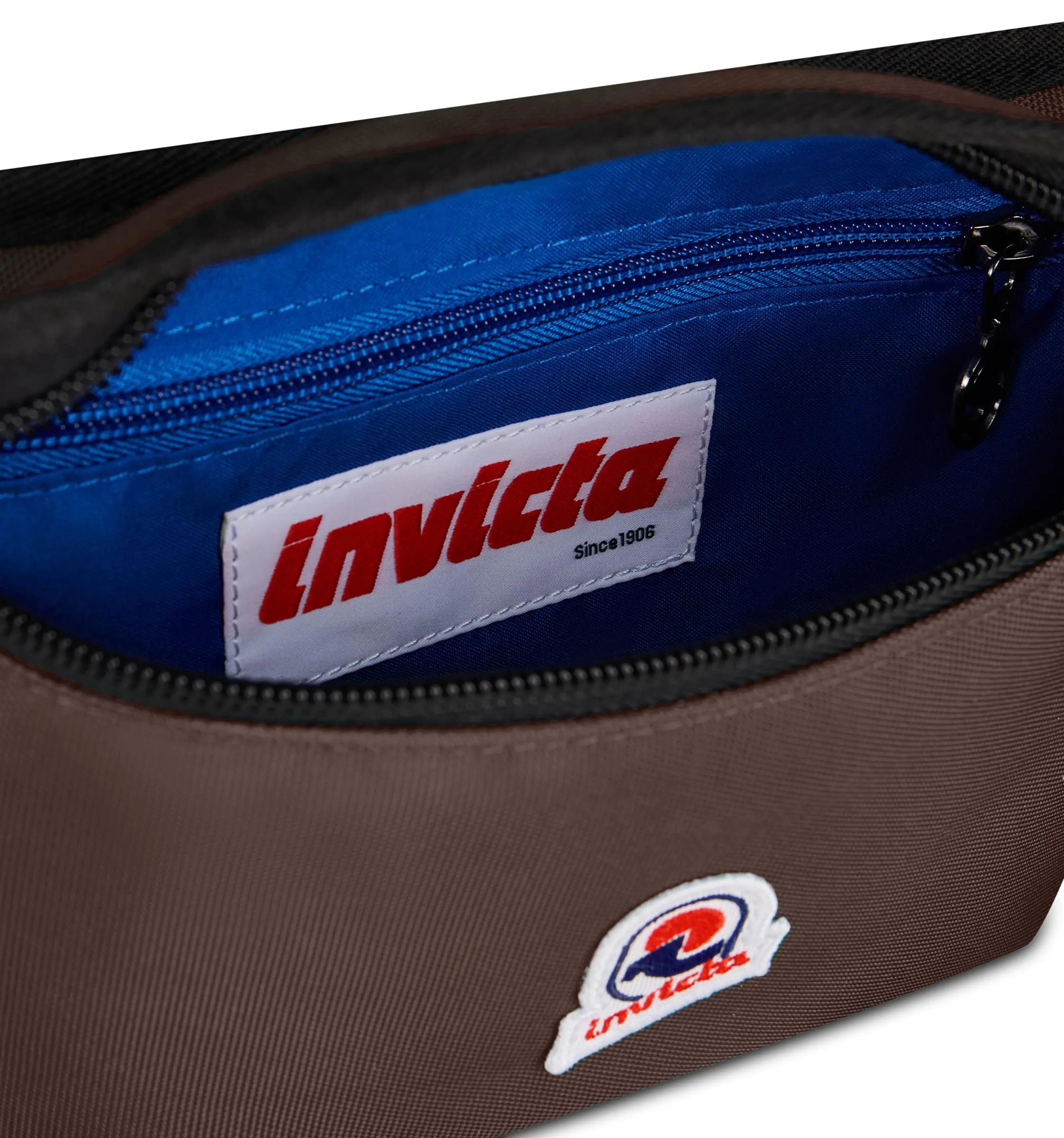 Invicta Marsupio Tulgo S Urban Uomo Donna,Marrone, Compatto per Viaggio, Tempo Libero e Città, Cinghia Regolabile, Tasca Interna con Zip, 14 x 34 x 6,5 cm - immagine 3