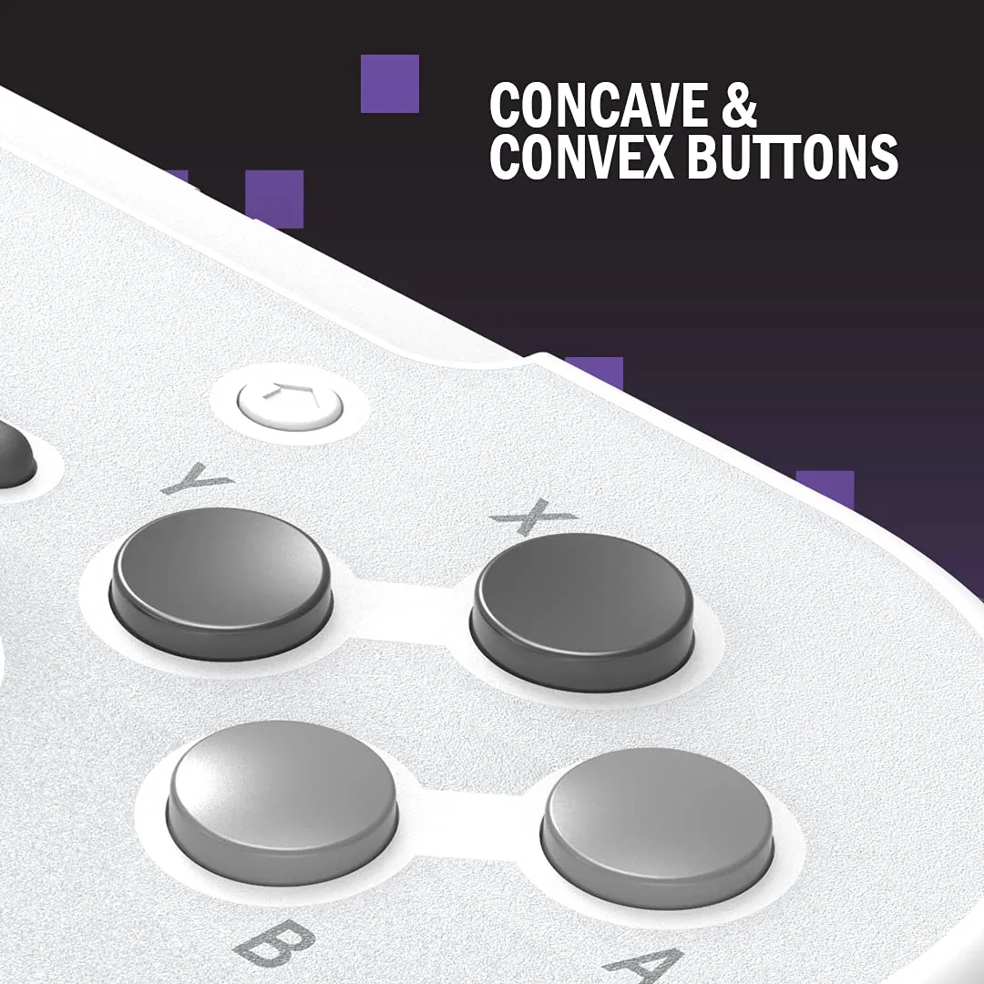 Retro-Bit Legacy16 2.4 Ghz Wireless Controller for Snes, Switch, Pc, Mac, Raspberry Pi and Steam - Grey - Nintendo Switch - immagine 7