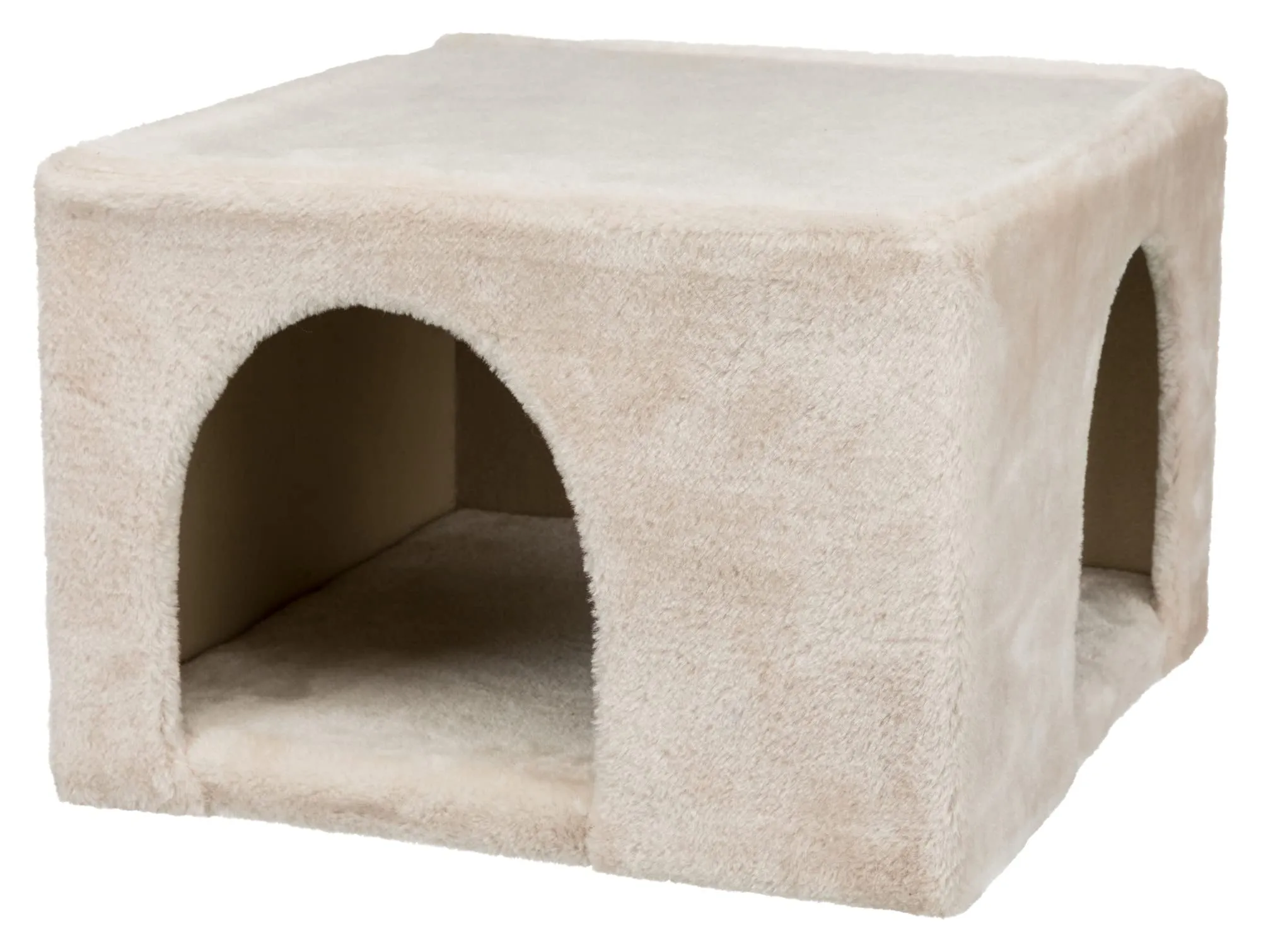 TRIXIE Cave di Peluche per Conigli/porcellini d'India, 36 x 25 x 36 cm, Beige, 3230 g - immagine 2