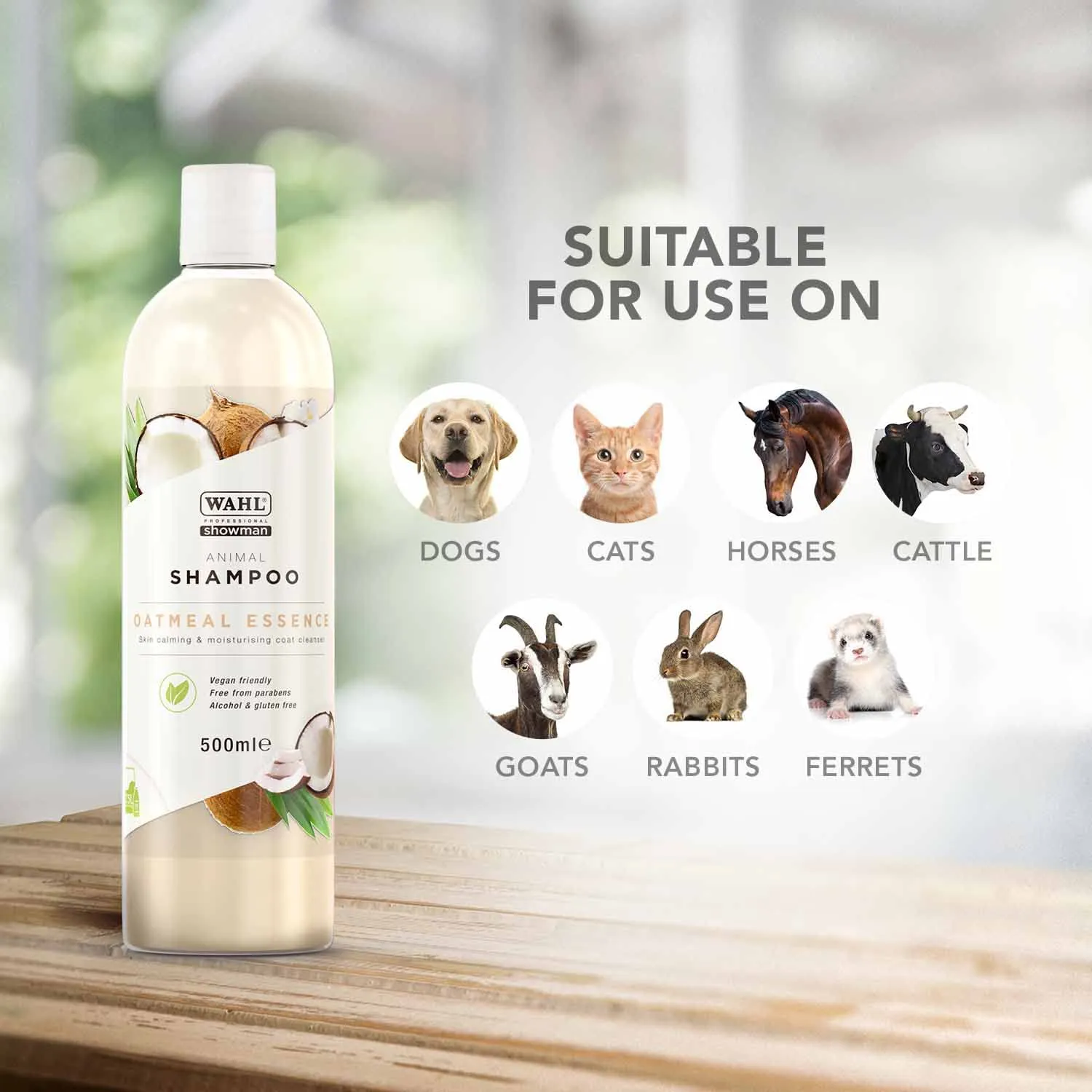 Wahl Oatmeal Essence Shampoo pelli sensibili per cani, concentrato 500 ml - immagine 3