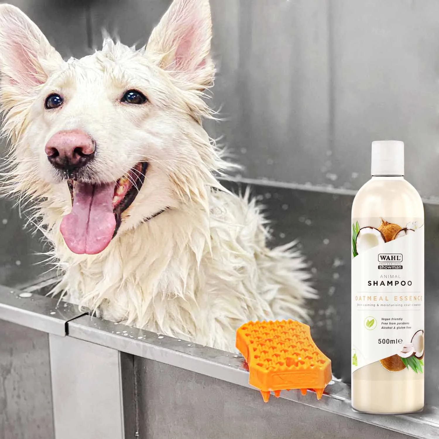Wahl Oatmeal Essence Shampoo pelli sensibili per cani, concentrato 500 ml - immagine 9