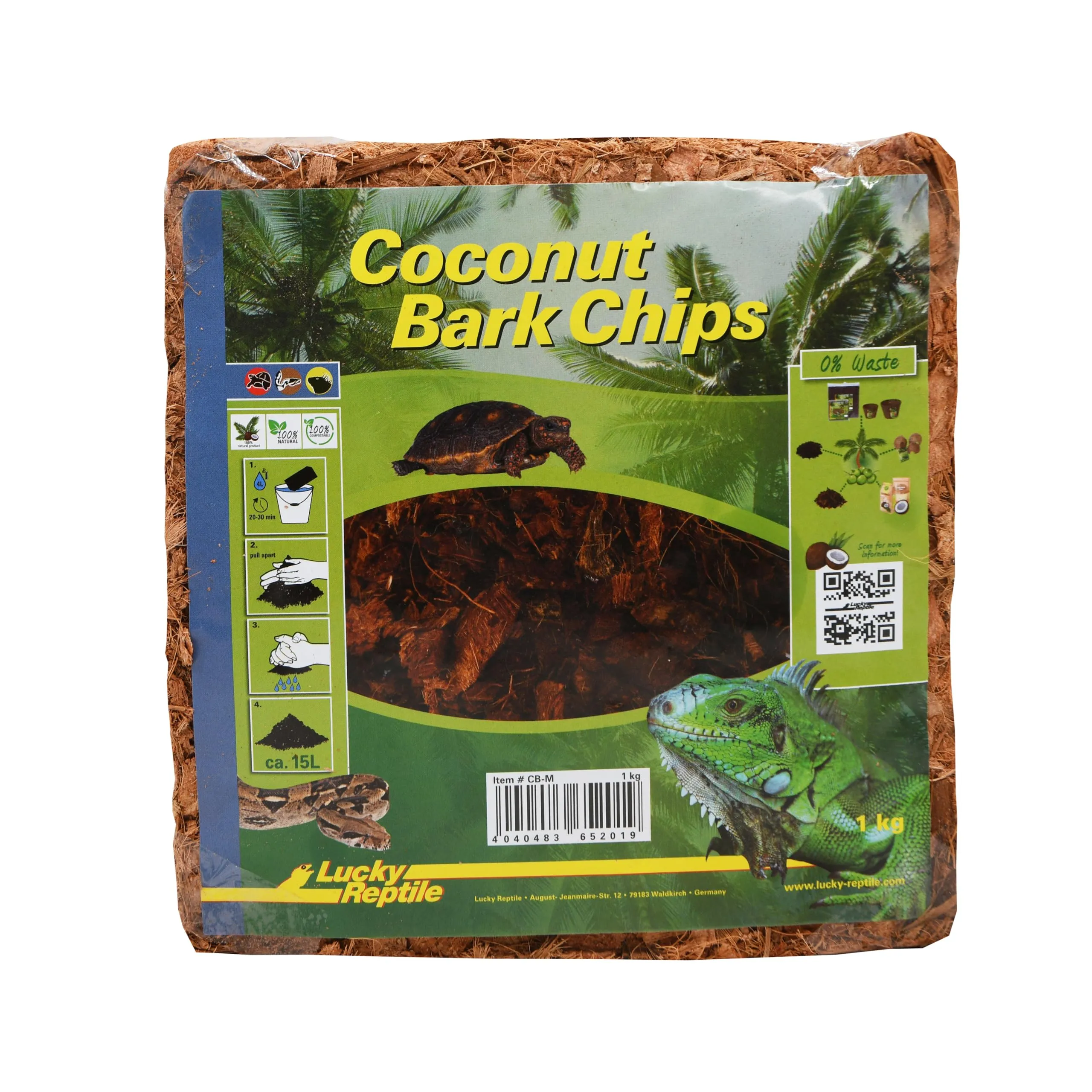 Lucky Reptile Chips di Corteccia di Cocco 5 Litri - immagine 2