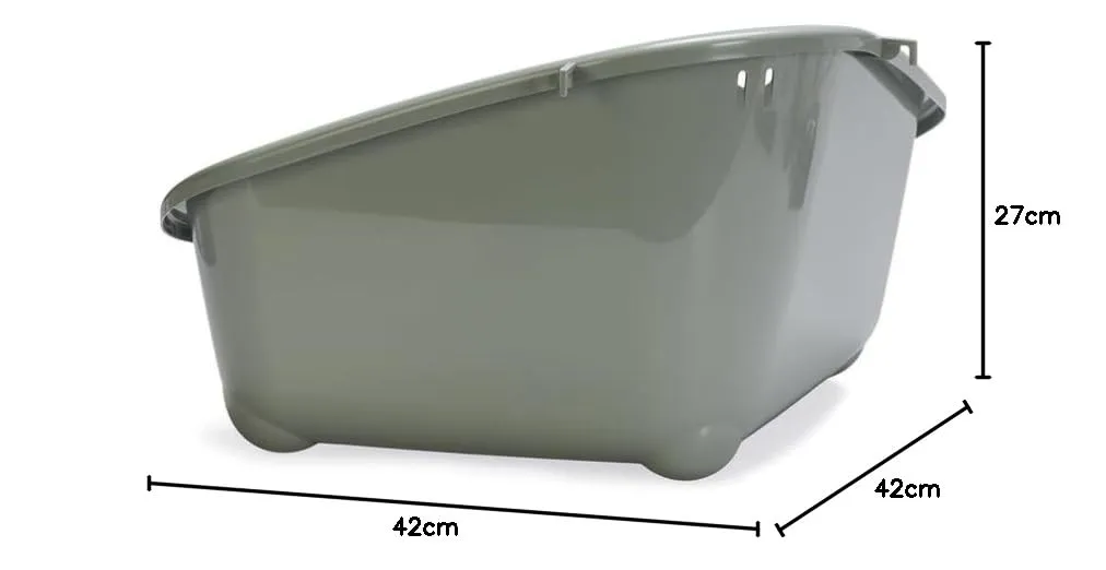 Karlie Eco - WC per roditori, 27 x 29 x 42 cm, colore: Verde - immagine 6