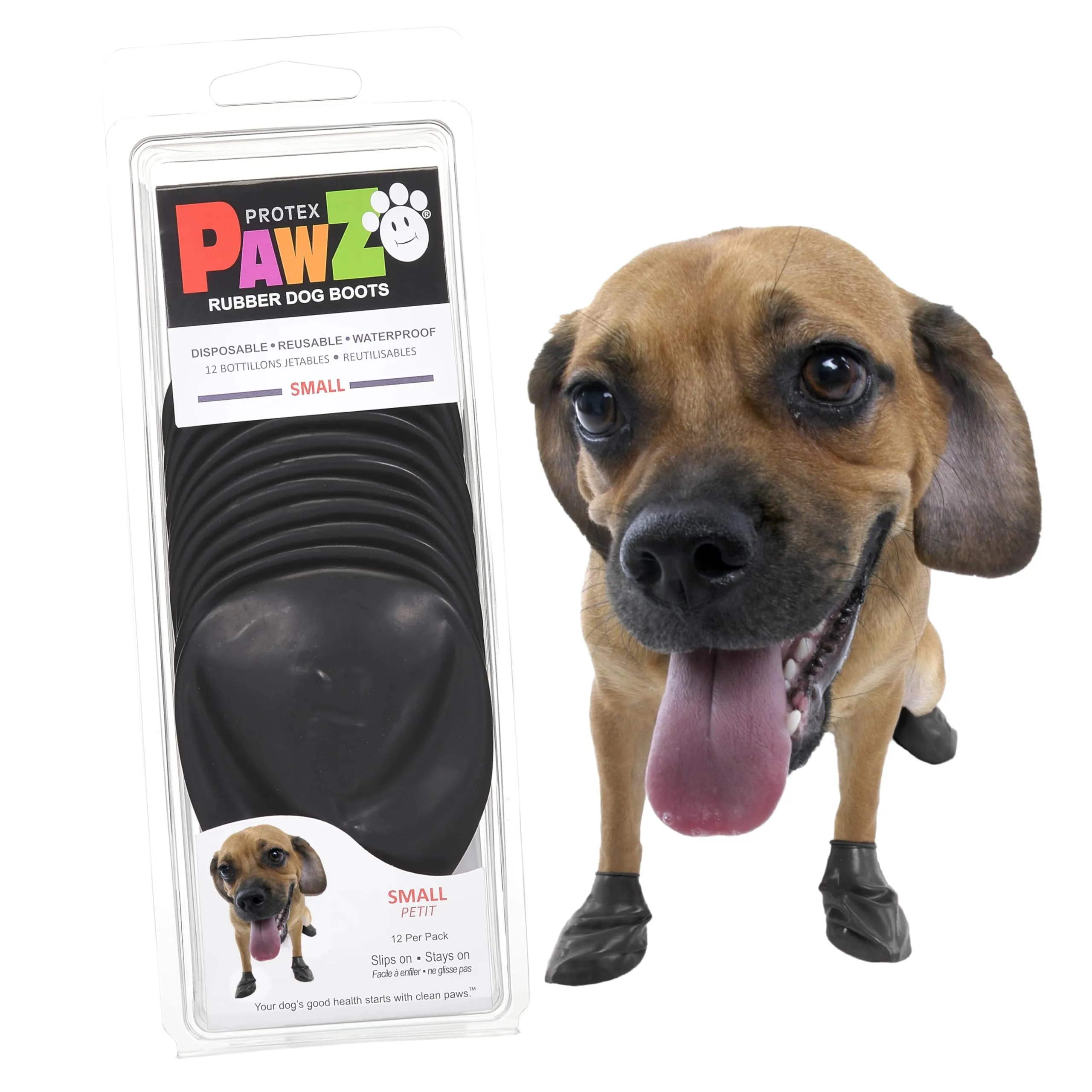 Botas para Perros Protex Protective, Color Negro, Small - immagine 1