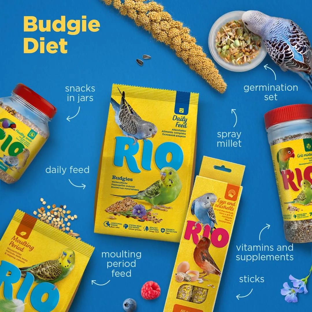 RIO Feed for Budgies. Moulting Period Feed 1000 Gram - immagine 4