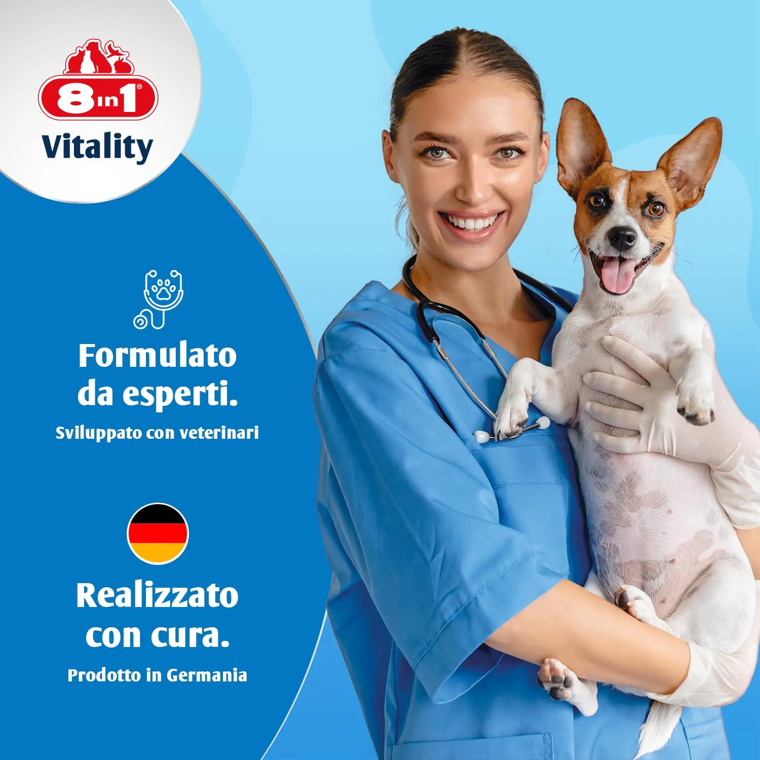8in1 Vitamine per Cuccioli – Integratore Multivitaminico - 100 Compresse - immagine 6