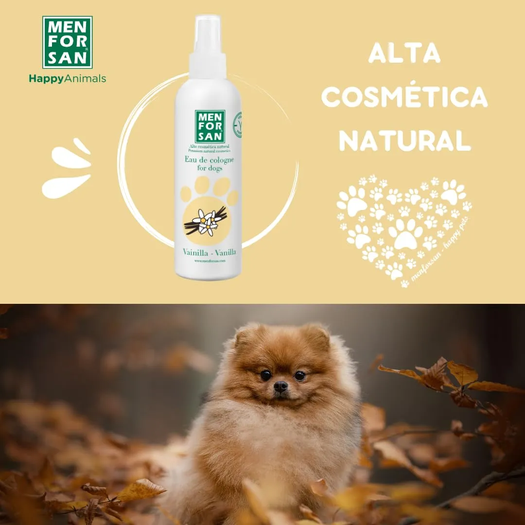 Menforsan Eau de Toilette per cani con aroma di vaniglia 125 ml - Confezione da 3 unità - immagine 6