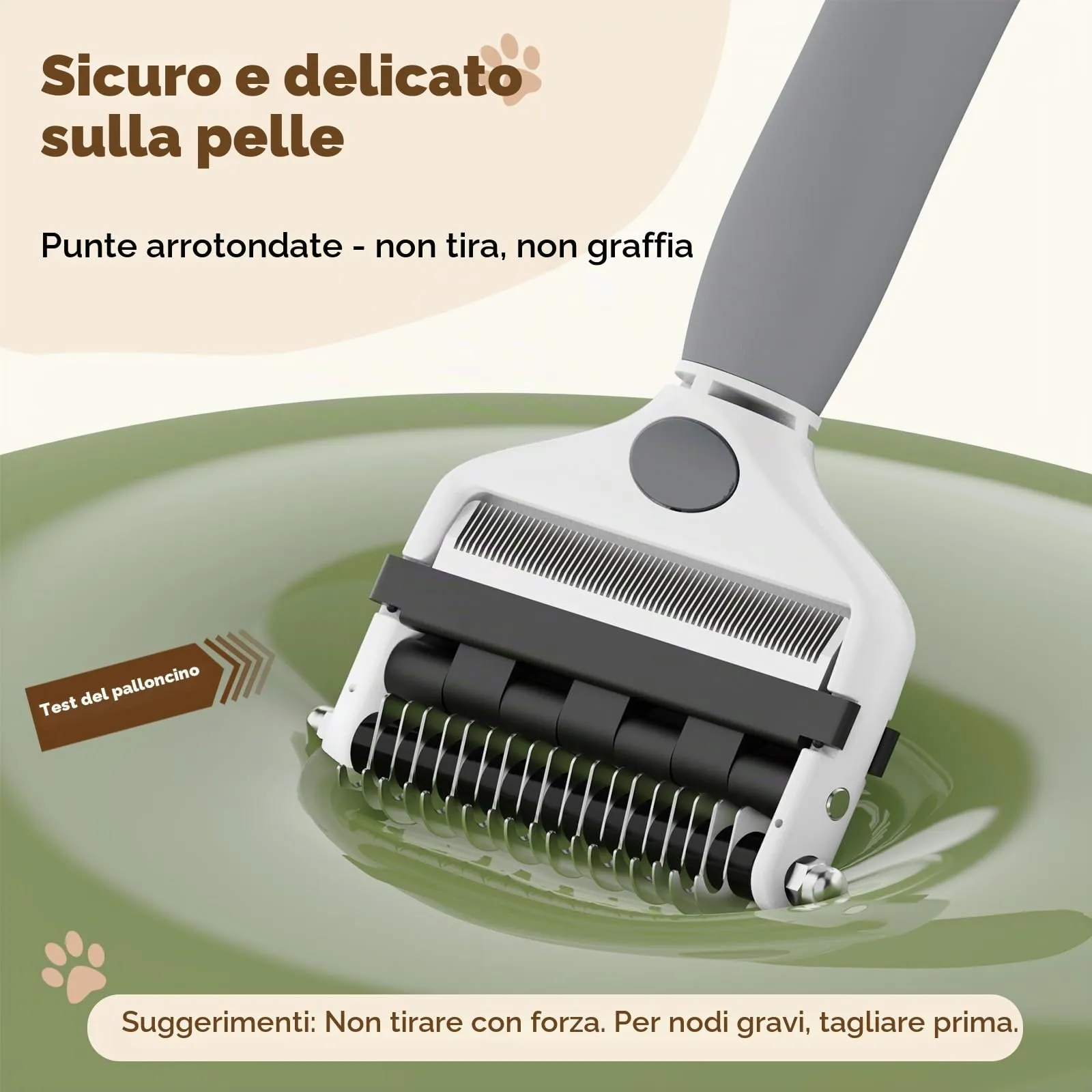 Zivacate 3-in-1 Spazzola per Cani & Spazzola per Gatti - immagine 4