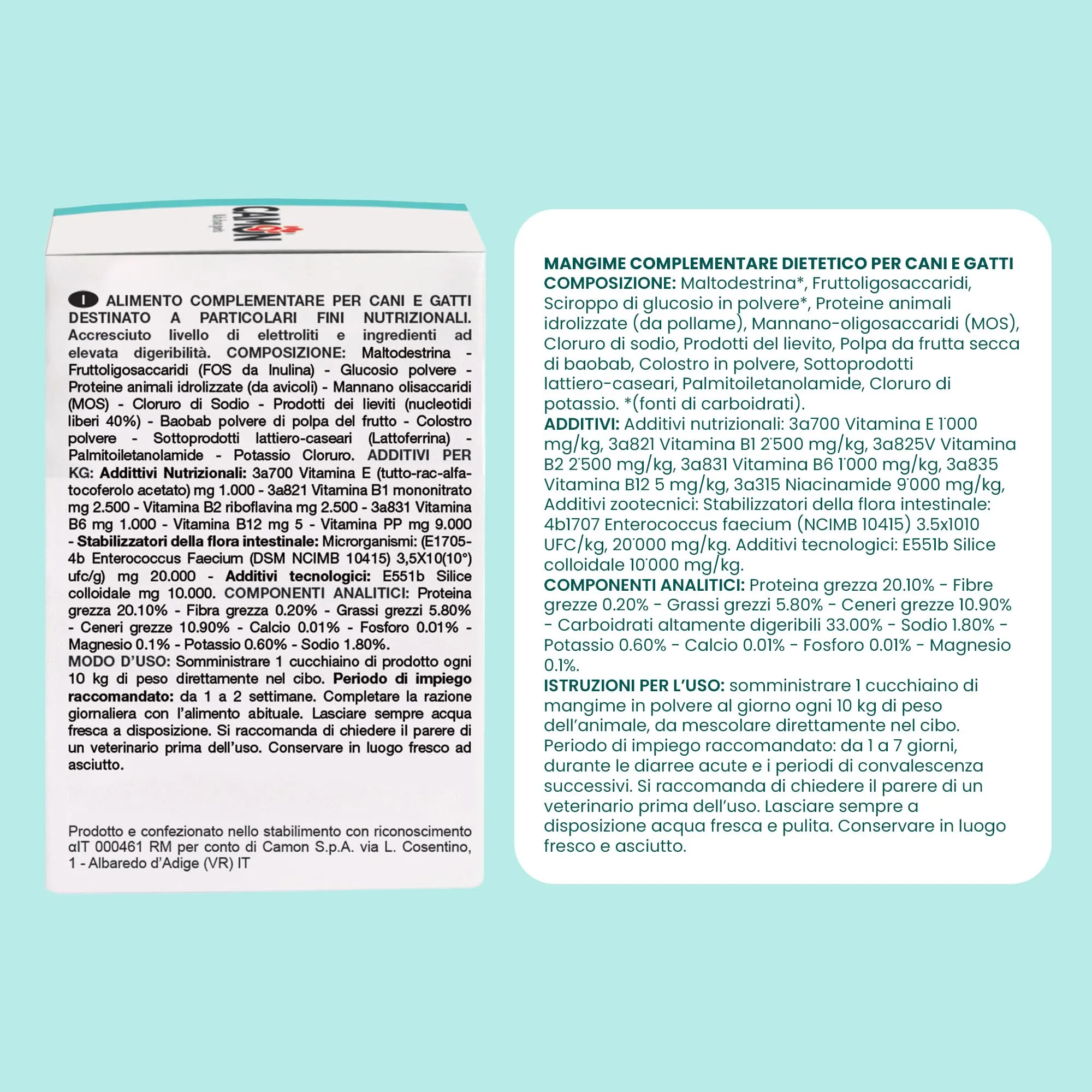CAMON - Enterosalus Parnut Polvere 50g, Supporto alla Flora Intestinale - immagine 7