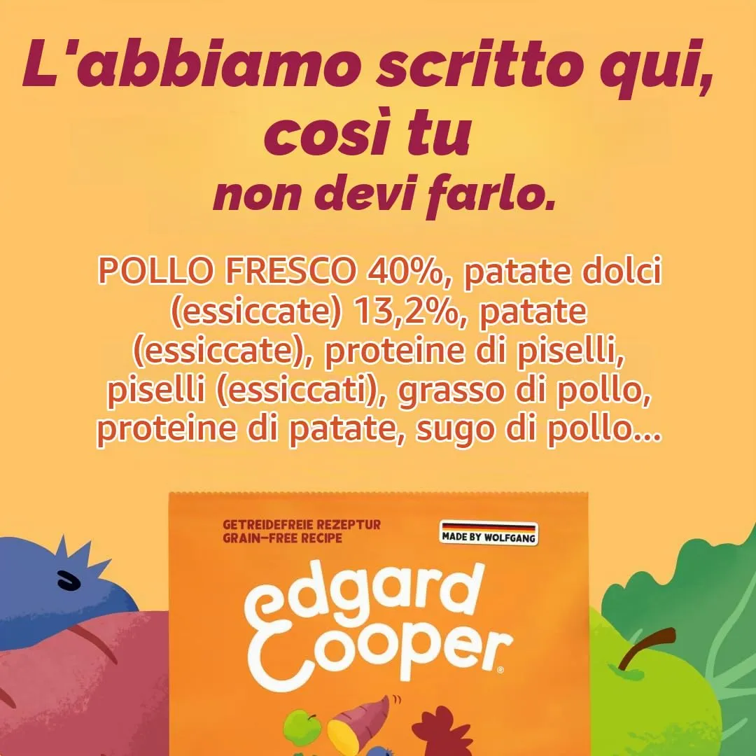 Edgard & Cooper Cibo secco per cani (pollo, 7 kg), senza cereali, ingredienti naturali e carne fresca, pieno di aminoacidi essenziali - immagine 7