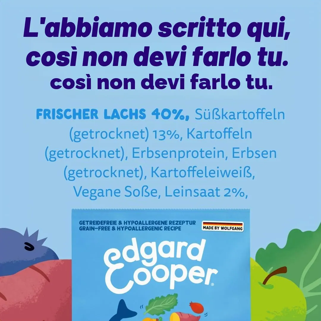 Edgard & Cooper - Cibo secco per cani (salmone, 7 kg), senza cereali, ingredienti naturali e carni fresche, pieno di aminoacidi essenziali - immagine 7