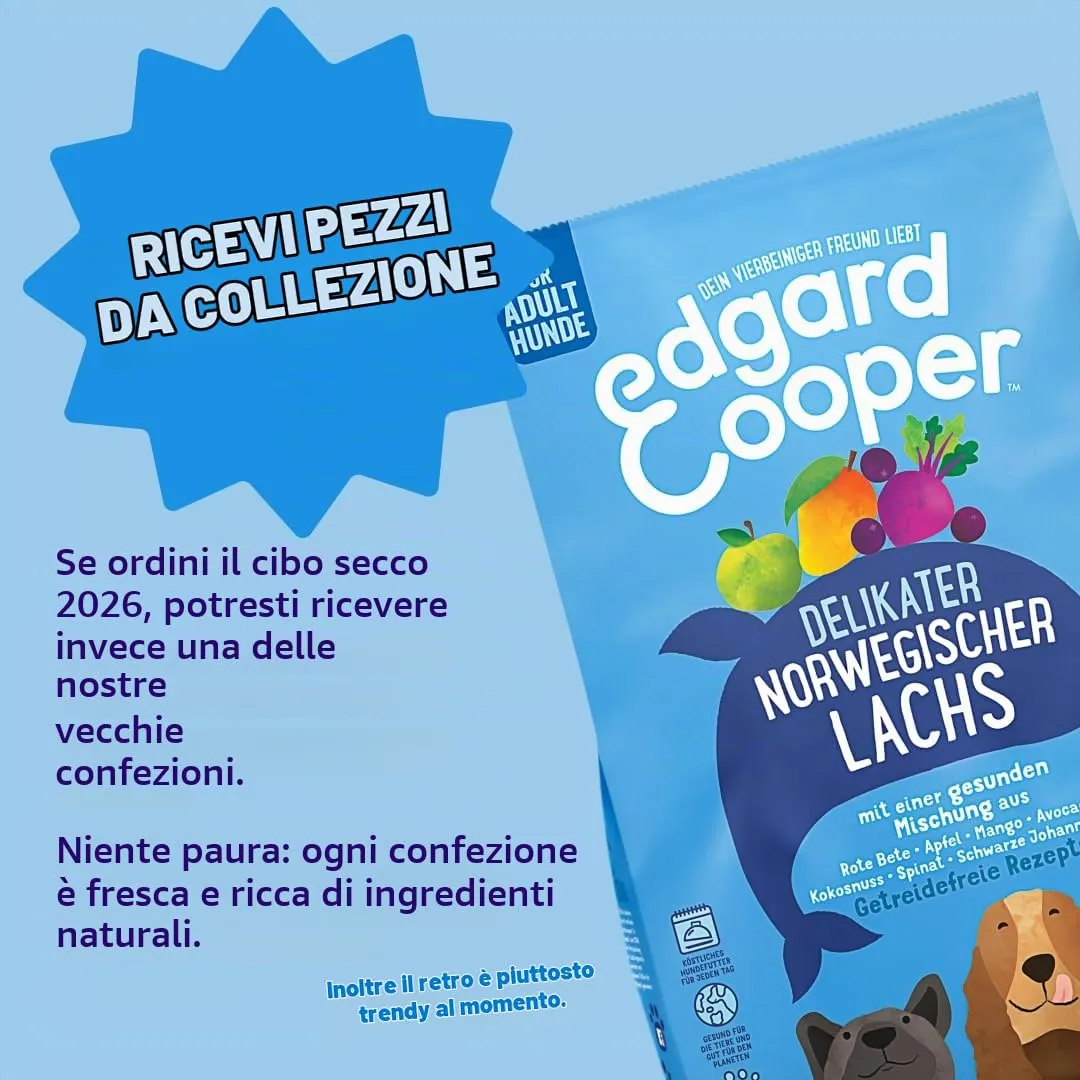 Edgard & Cooper - Cibo secco per cani (salmone, 7 kg), senza cereali, ingredienti naturali e carni fresche, pieno di aminoacidi essenziali - immagine 8
