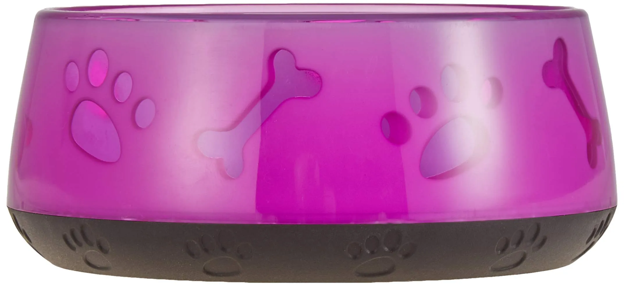 Croci TPR Doggy - Ciotola per cani in plastica TPR, antiscivolo, igienica e durevole, contenitore per cibo e acqua, lavabile in lavastoviglie, Viola, Capienza 300 ML - immagine 3