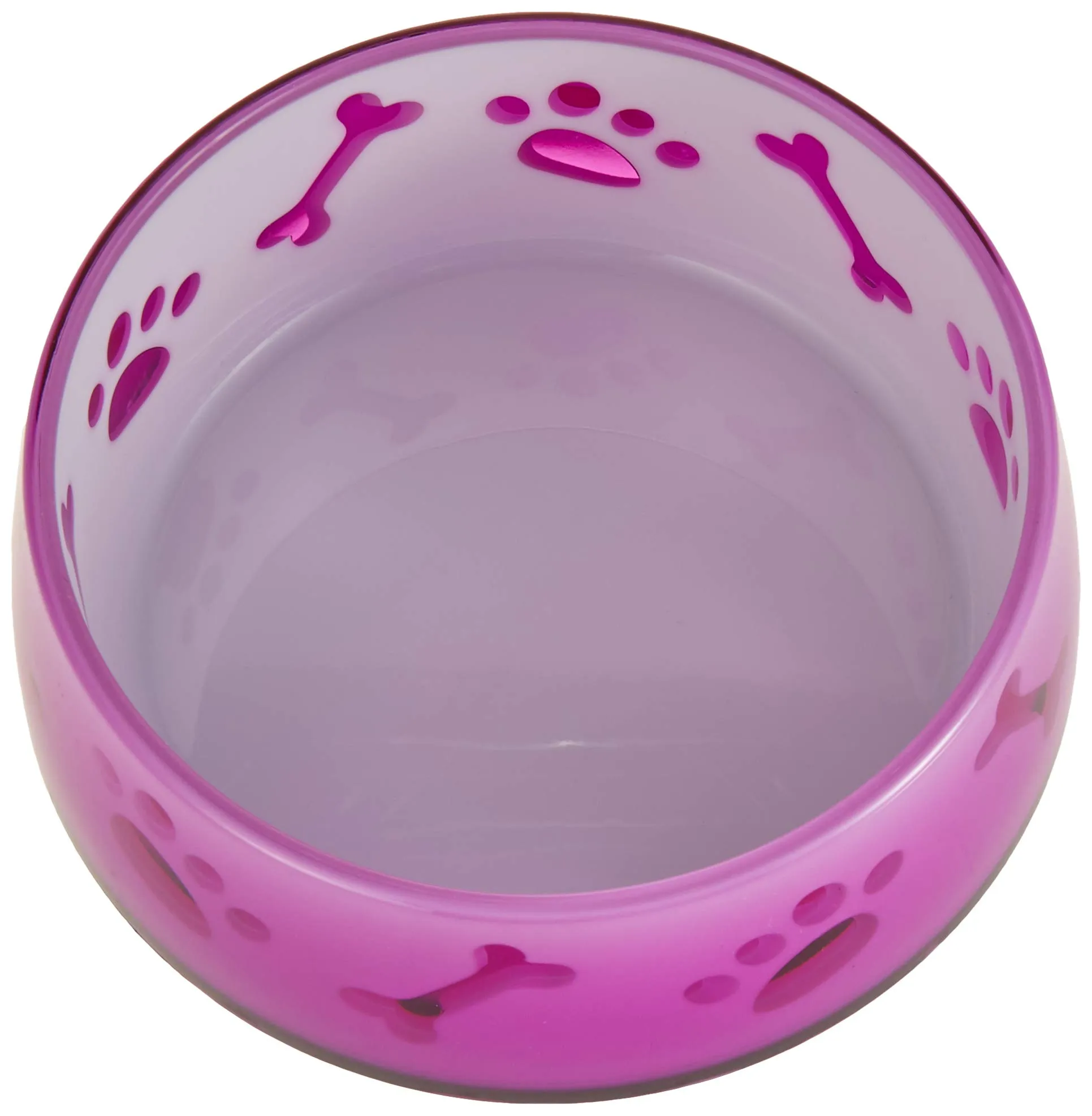 Croci TPR Doggy - Ciotola per cani in plastica TPR, antiscivolo, igienica e durevole, contenitore per cibo e acqua, lavabile in lavastoviglie, Viola, Capienza 300 ML - immagine 4