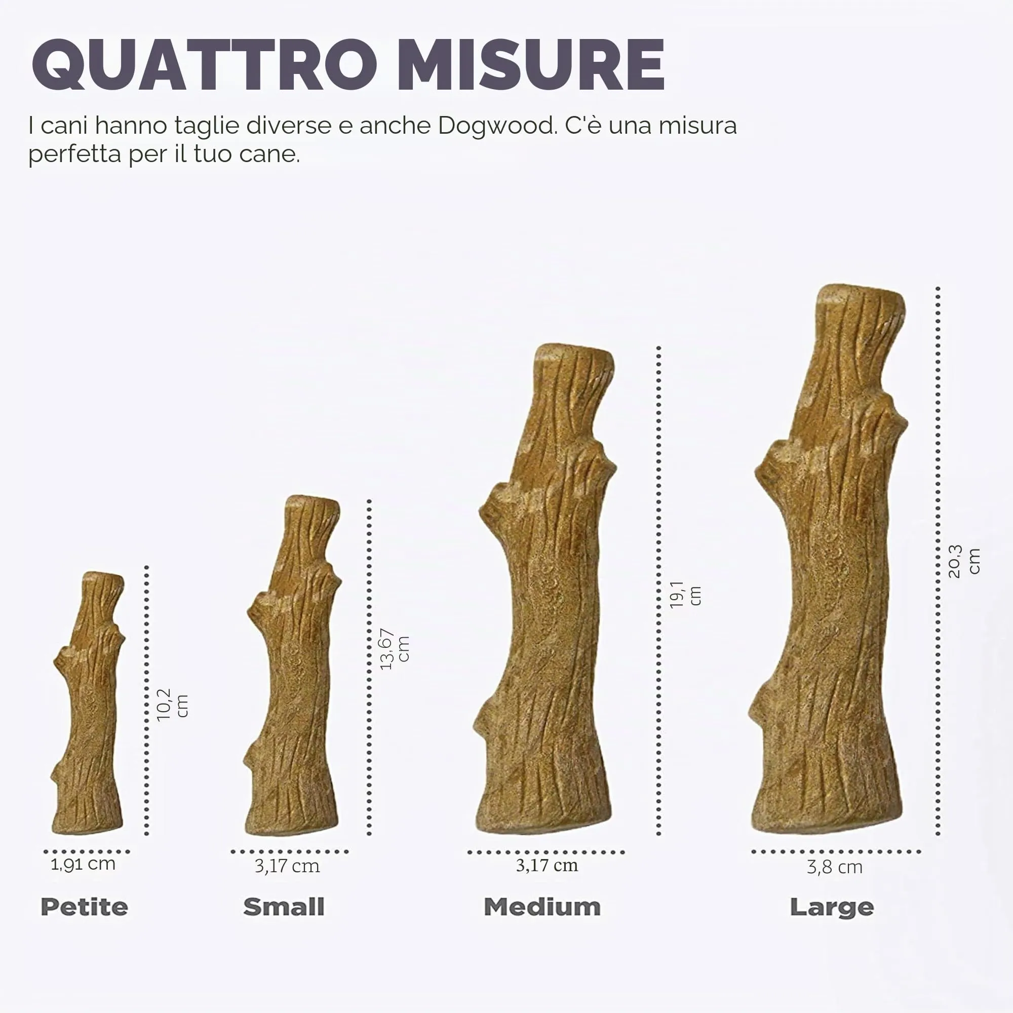 Petstages Dogwood - Gioco da masticare per cani - bastoncino - alternativa al legno - XS - immagine 5