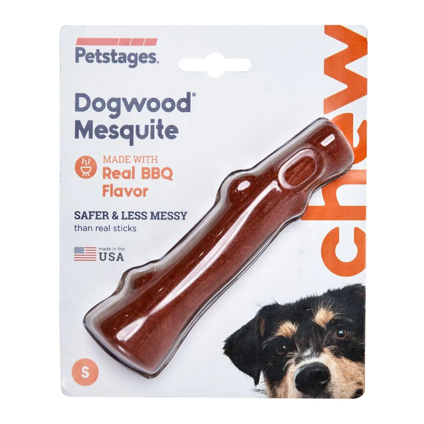 Petstages Dogwood - Gioco da masticare per cani - bastoncino - alternativa al legno - mesquite - small - immagine 5