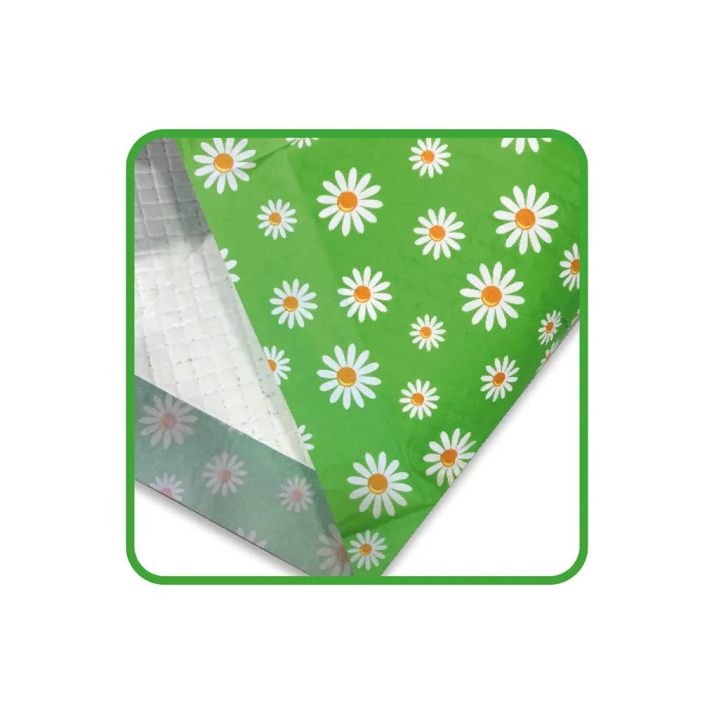 Croci Super Nappy Daisy - Tappetini Igienici per Cani 84X57 cm 30 Pezzi - Traverse Cani e Animali Domestici, per Pipi Cane e Gatto Ultra Assorbenti Usa e Getta, Antiodore e Profumati - immagine 3
