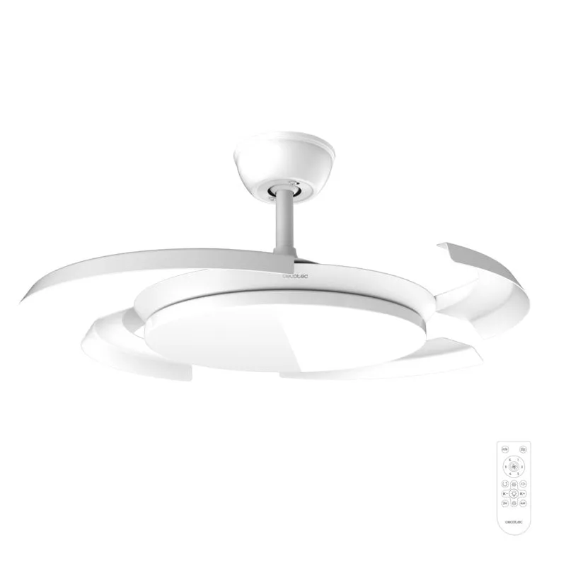 Ventilatore da Soffitto con Luce Cecotec EnergySilence Aero 4500 30W 107cm 6 Velocità Pale Retrattili Telecomando DC - immagine 1