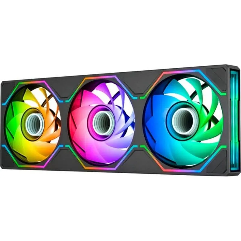 Raffreddamento Aria Thermaltake 3x120 mm PWM RGB indirizzabile 500-2000 rpm - immagine 1