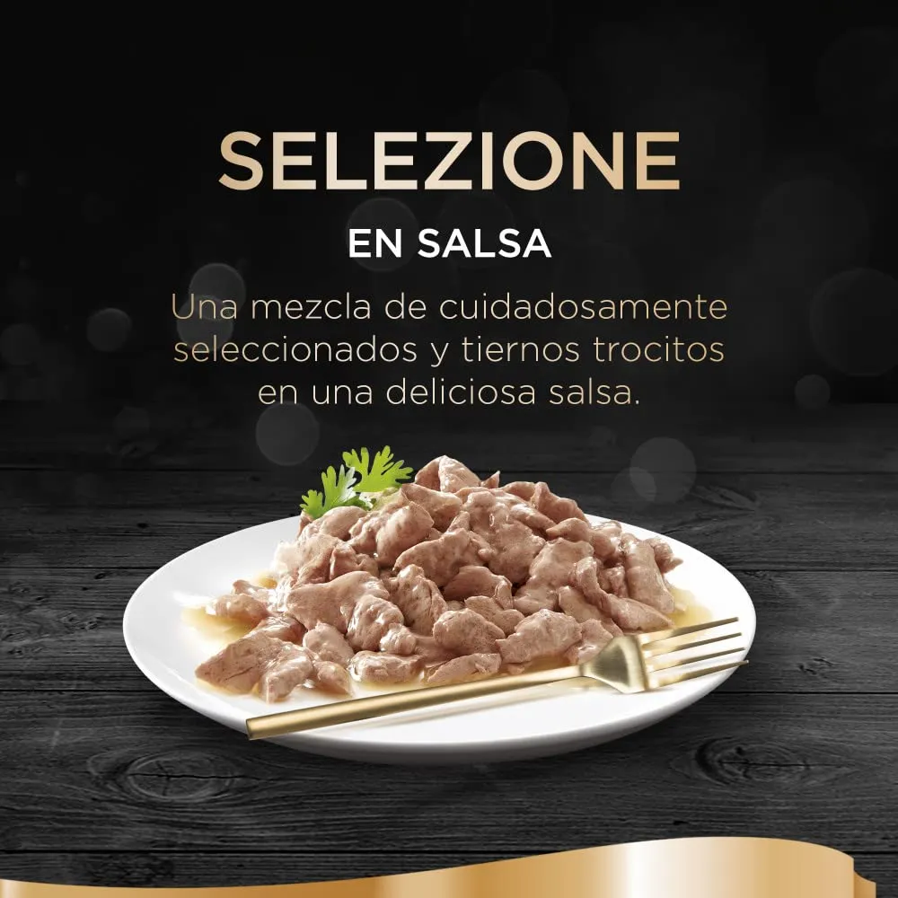 Sheba - Filettini in salsa per gatti adulti, cibo umido per gatti, selezione al pesce (48 confezioni salva-freschezza da 85 g) - immagine 3