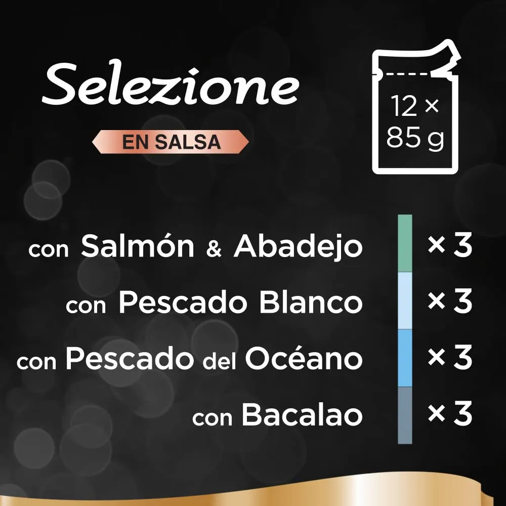 Sheba - Filettini in salsa per gatti adulti, cibo umido per gatti, selezione al pesce (48 confezioni salva-freschezza da 85 g) - immagine 7