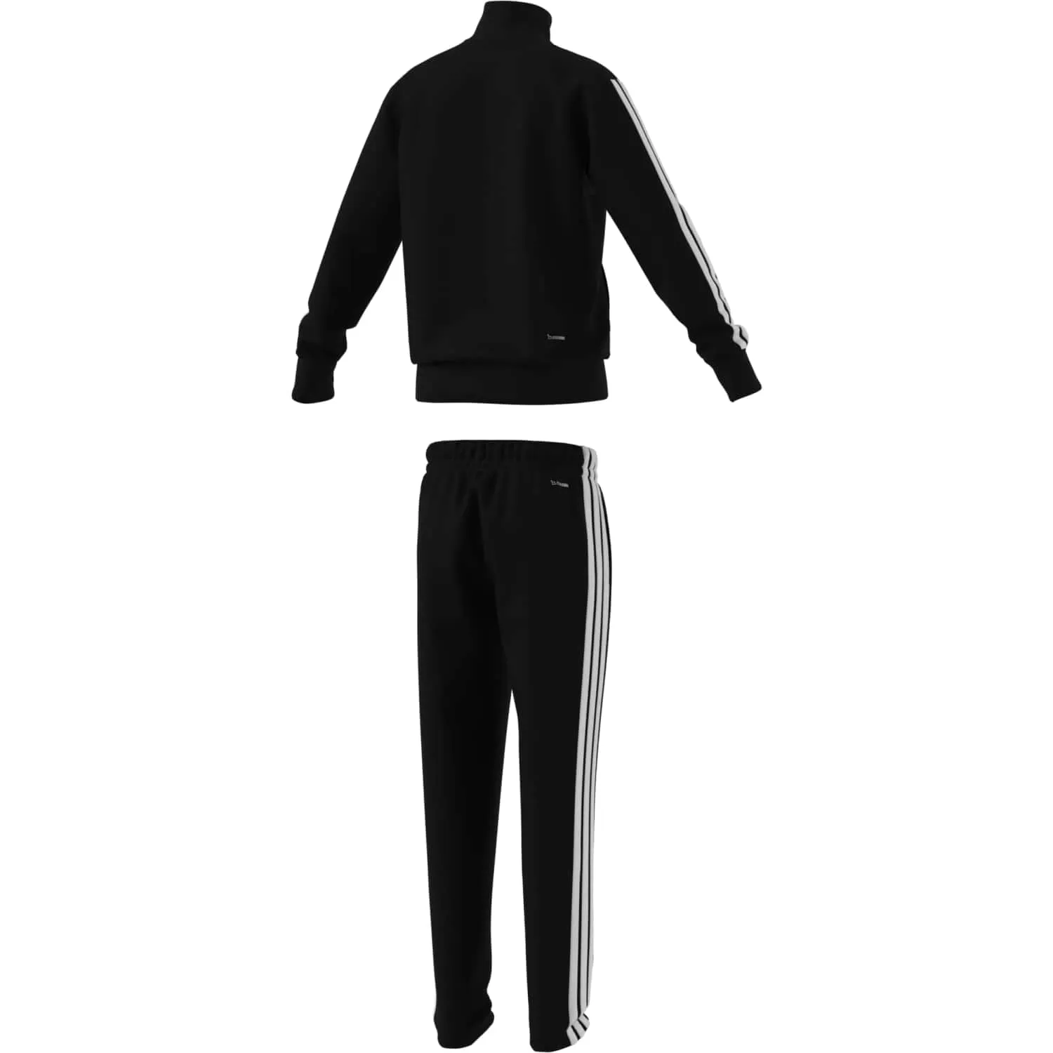 adidas Unisex - Bambini e ragazzi Seasonal Essentials Tiberio 3 Stripes Tricot Track Suit, Black/White/Pure Lemon, 7-8 Years - immagine 5