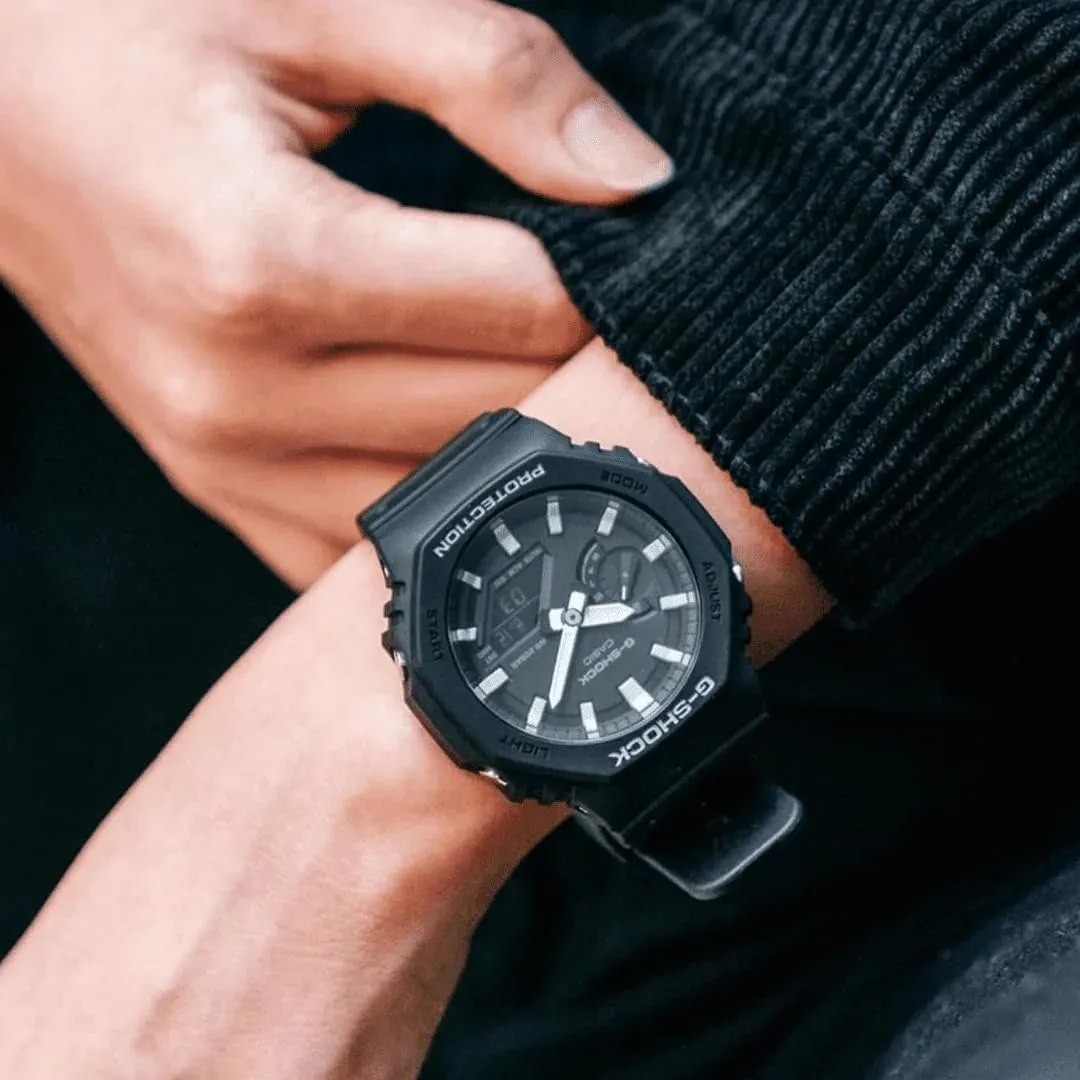 G-shock Ga-2100 Carbon Orologio Uomo in Resina e carbonio - CA.GA-2100-1AER - immagine 8