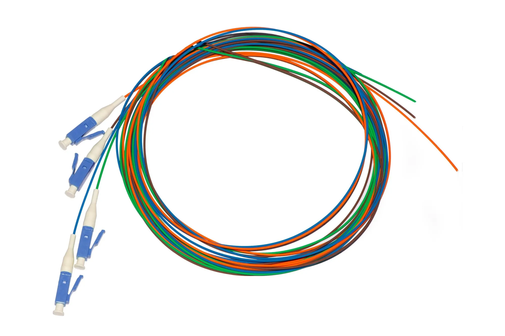 Confezione 4 Pigtail Mt 2 Connettore Lc Simplex Singlemode Os2 - immagine 1