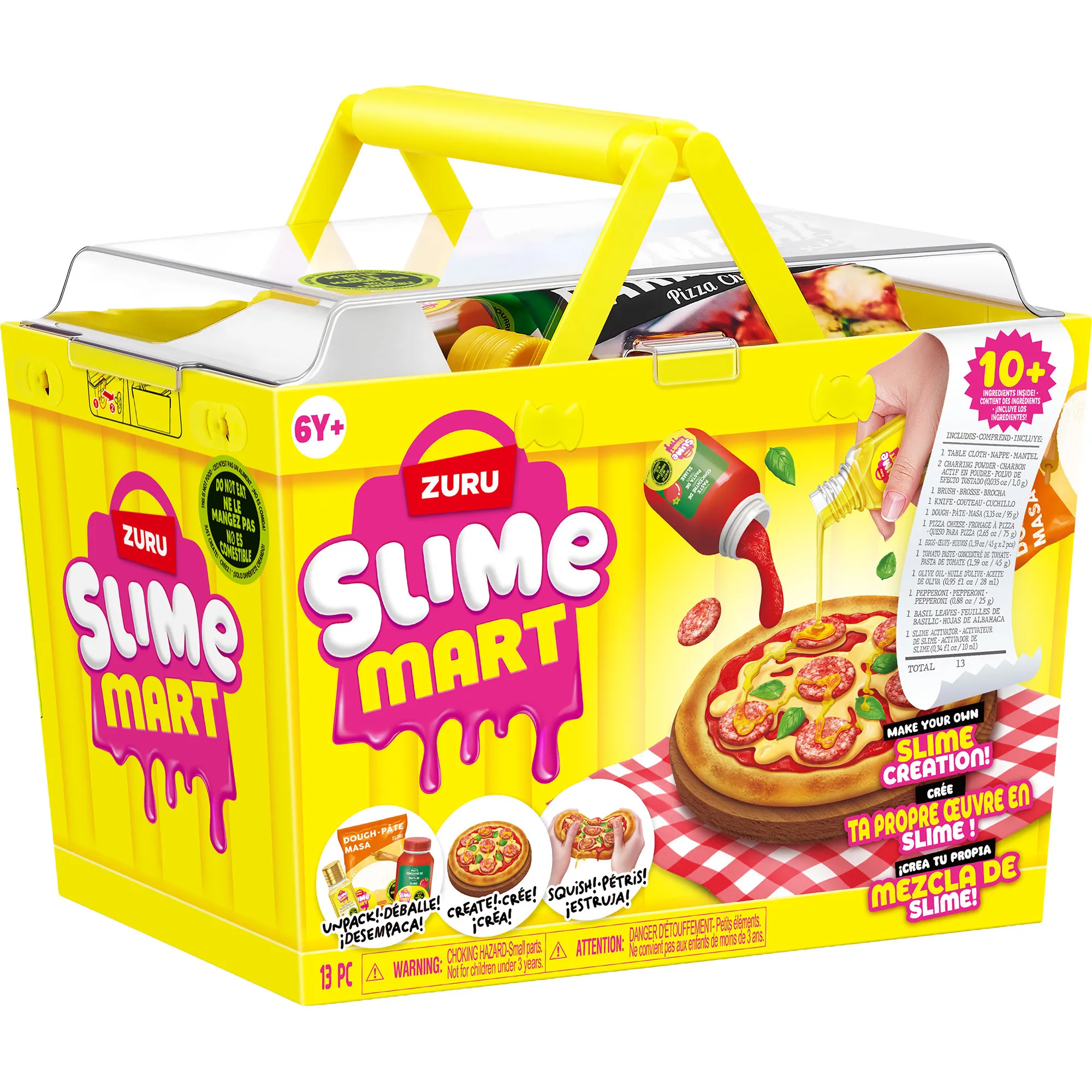 Slime Mart - Scatola Mista Cestino Pizza e Fast Food, Bricolage - immagine 1