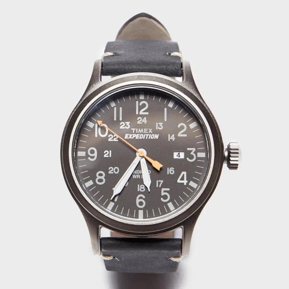 Timex TW4B01900 Orologio da Polso al Quarzo, Analogico, Unisex, Pelle, Nero - immagine 2