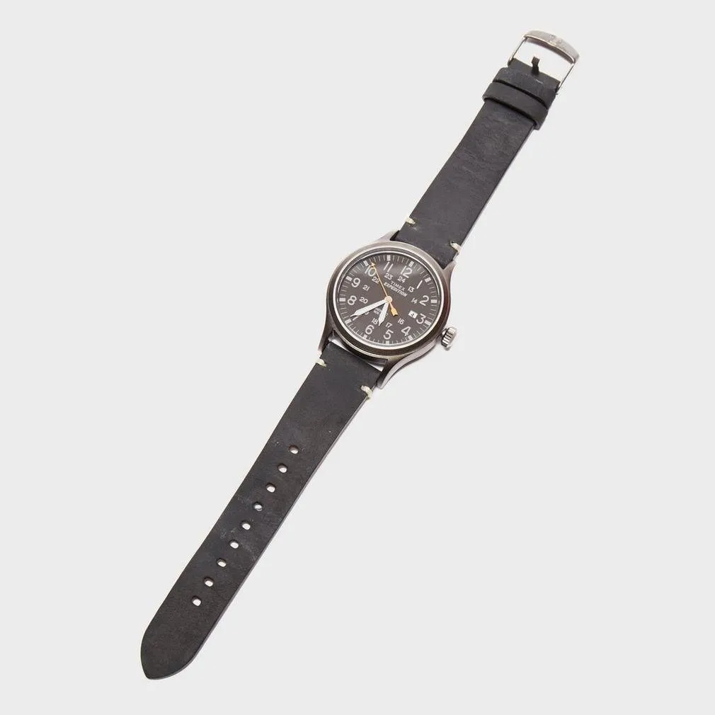 Timex TW4B01900 Orologio da Polso al Quarzo, Analogico, Unisex, Pelle, Nero - immagine 4